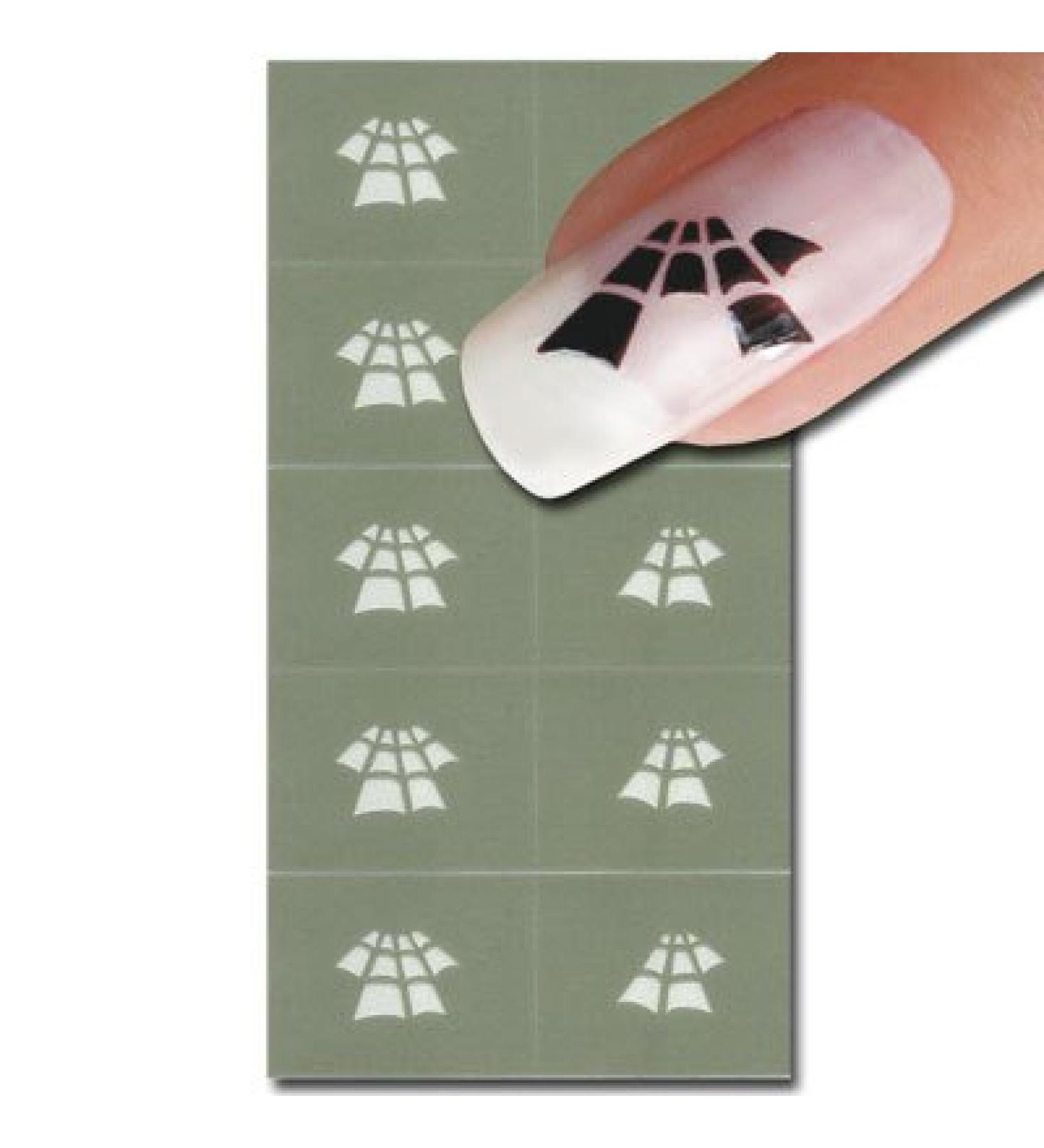 Magic Items Nail Art Nail Polish Stencil Nail Art #42