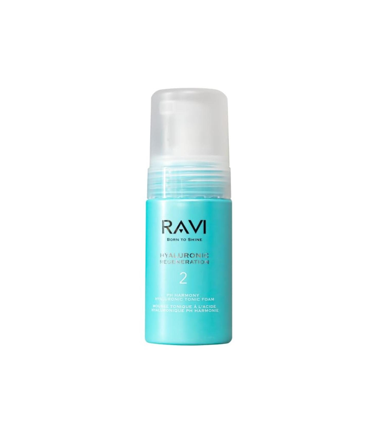 RAVI Born to Shine Tonic Foam pH Harmony Hyaluronic Regeneration Tonic Foam Hydrating Tonic Preparation for Skin Care Daily Care 100 ml - Buy Online on GoSupps.com