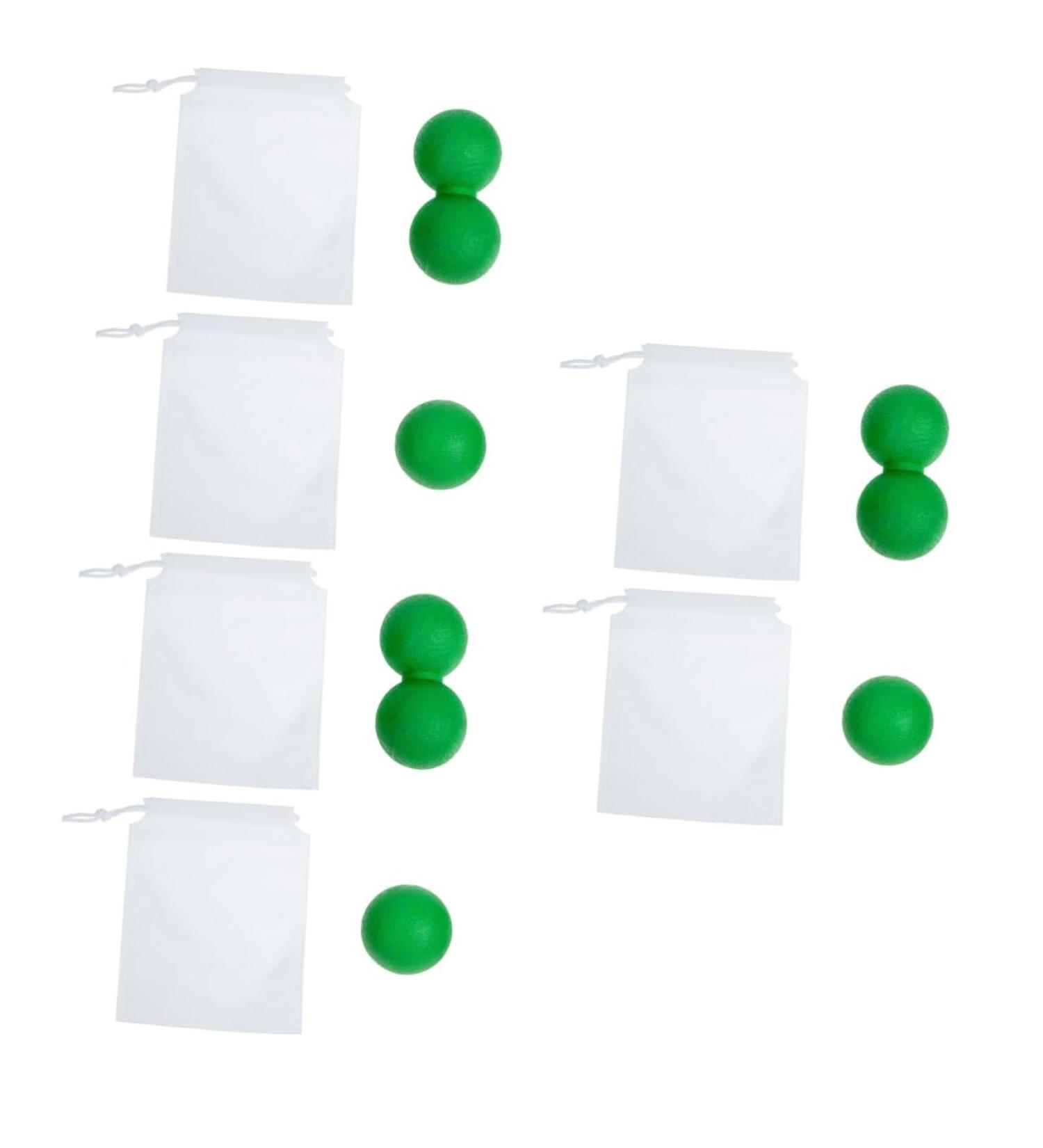 Fomiyes Fascia Massage Balls - Peanut Neck & Shoulder Massage Device | Solid TPE Accessories for Deep Tissue Relief - Buy Online on GoSupps.com