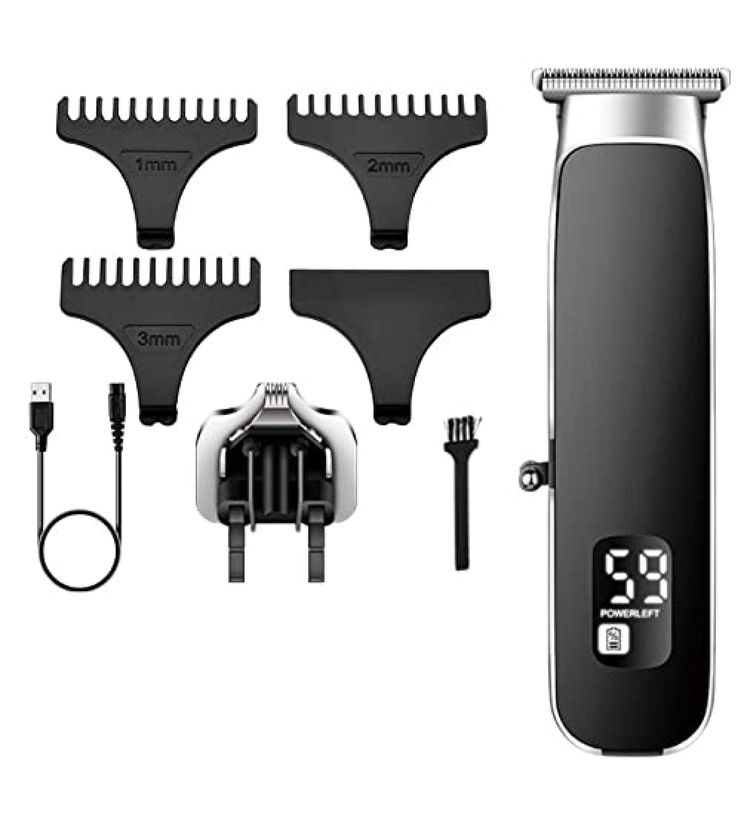 Shop KM-1893 Hair Clippers for Men - USB Rechargeable Electric Hair Trimmer with Digital Display | International Shipping Available - Buy Online on GoSupps.com