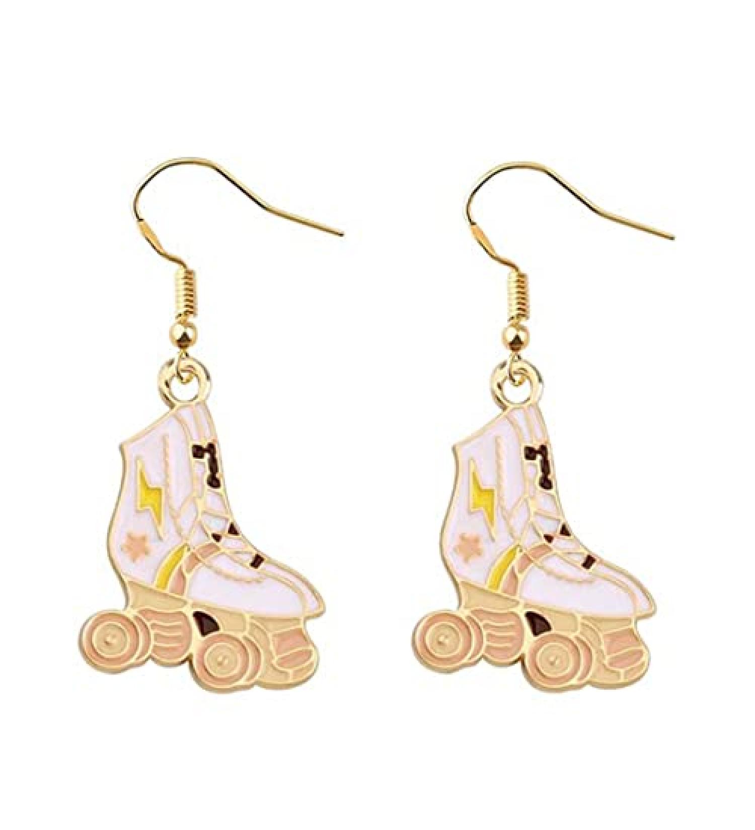 FUSTMW Roller Skater Gifts - Necklace, Pendant, Earrings | Roller Skating Jewelry for Skate Lovers - Buy Online on GoSupps.com