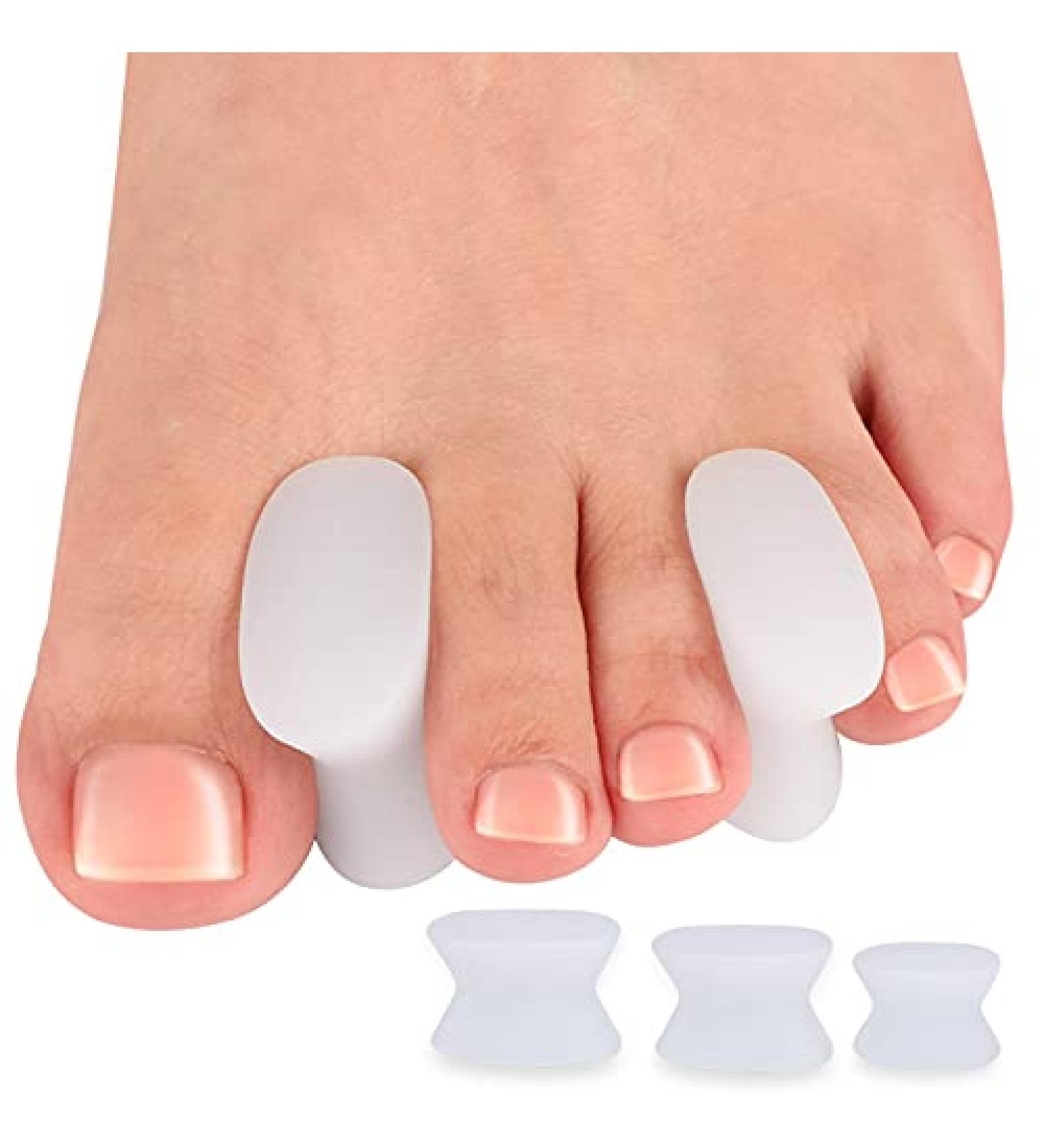 Kimihome 14 Packs Gel Toe Separator - Overlapping Toes, Bunions Relief, Prevent Friction. White - Buy Online on GoSupps.com