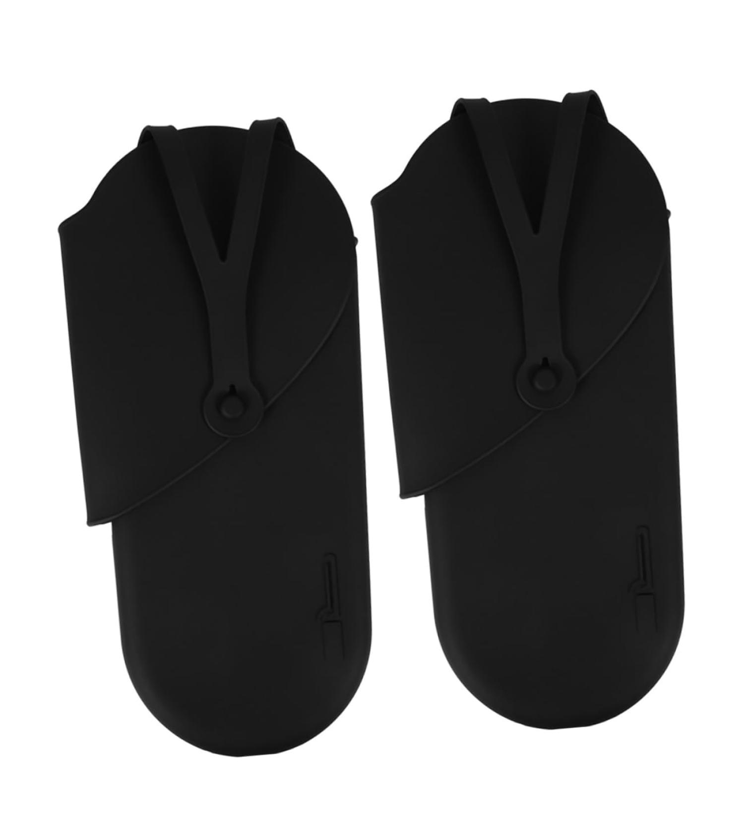FOYTOKI 2pcs Curling Iron Storage Bag Hair Straightner Curling Wand Hair Rollers Black 29.50X13.50X2.00CM Black - Buy Online on GoSupps.com