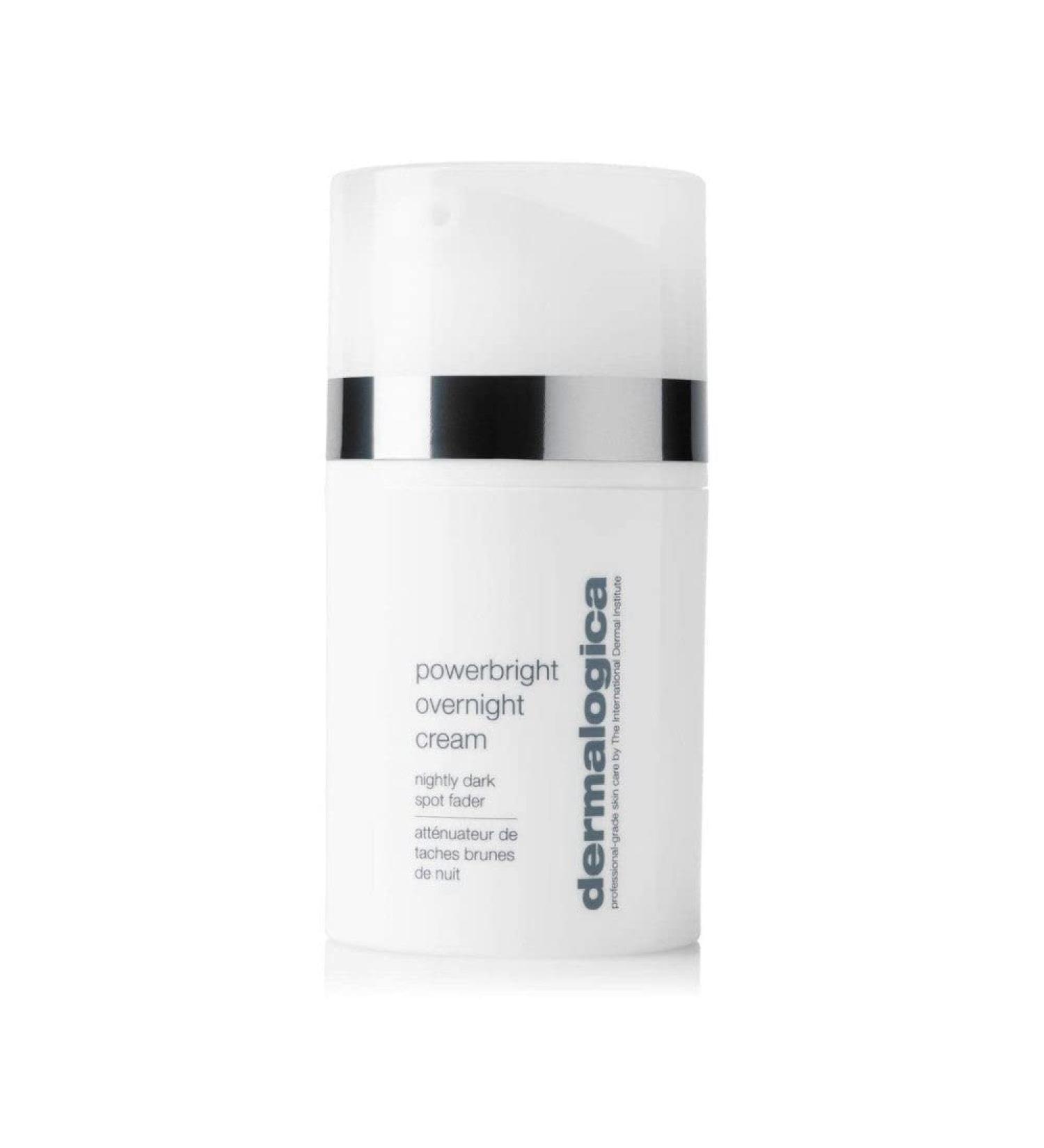 Dermalogica PowerBright Overnight Cream 50ml - Fades Dark Spots Nourishing Nighttime Moisturiser with Niacinamide Vitamin C for Skin Texture Antioxidant Protection & Fine Line Reduction - Buy Online on GoSupps.com