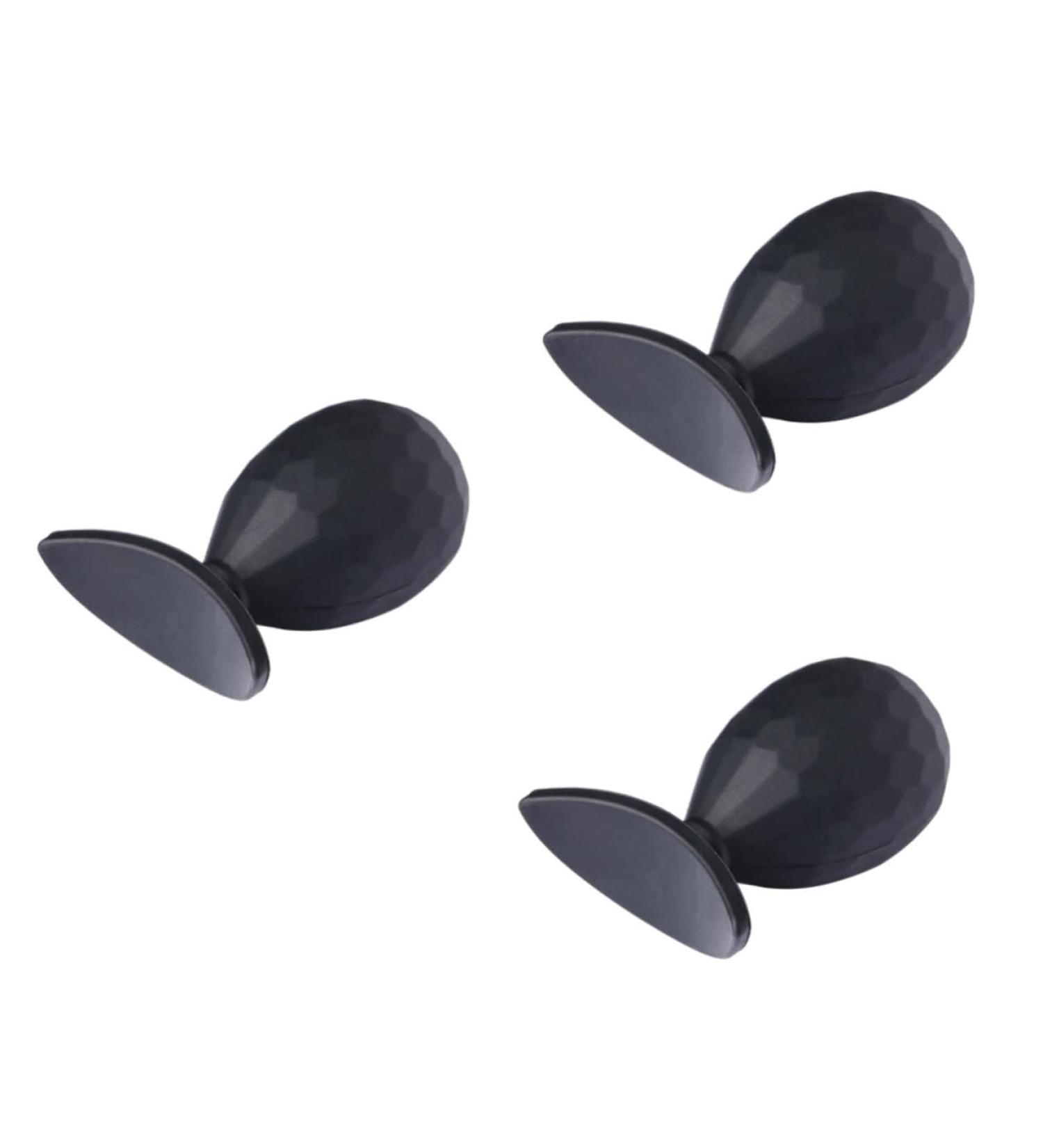 Beavorty 3 pcs Eyeshadow Shadow Practical Portable Eye Seal Silica Gel Stamp Silicone Lazy Black 7*5cmx3pcs As Shownx3pcs - Buy Online on GoSupps.com