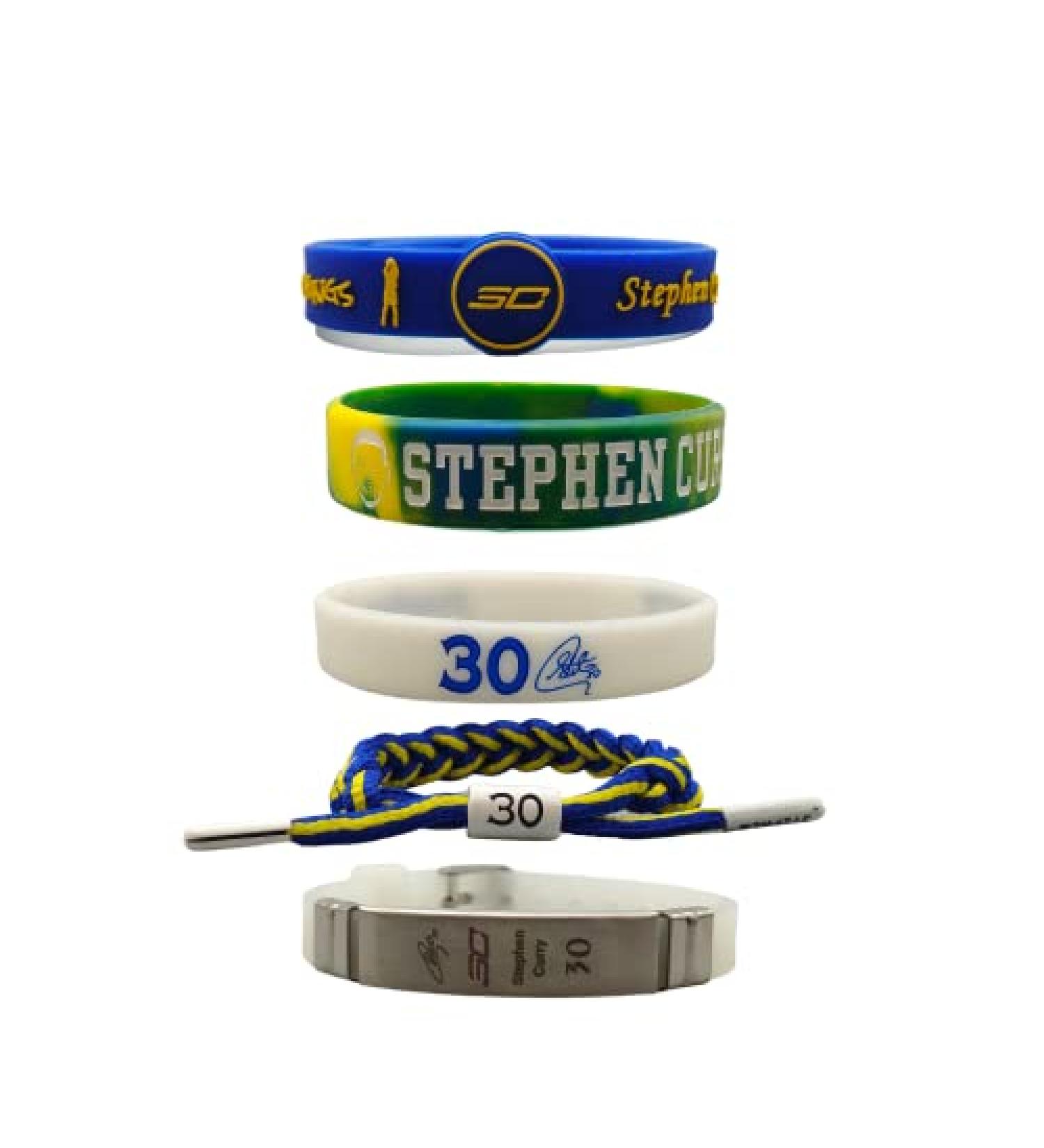 eBenchwheel NBA Star Basketball Bracelet Gift for Friends - Warriors Curry Standard Yellow - Buy Online on GoSupps.com