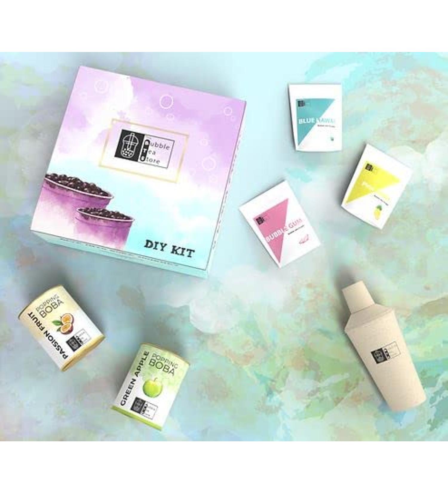 Bubble Tea Kit Tropical Vibes (Serves 6) - Compiled with Some Tropical Flavours - Buy Online on GoSupps.com