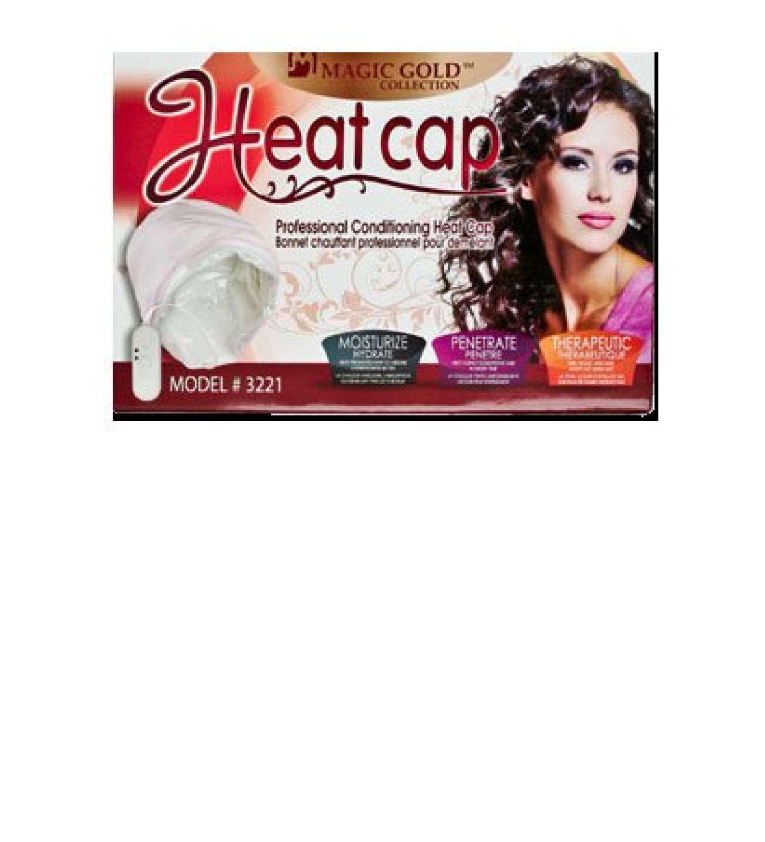 Magic Gold Collection Heat Cap (3221) Moisturizer moisturize penetrate therapeutic hair won t dry hair absorbs confitioners better heat evenly conditions hair