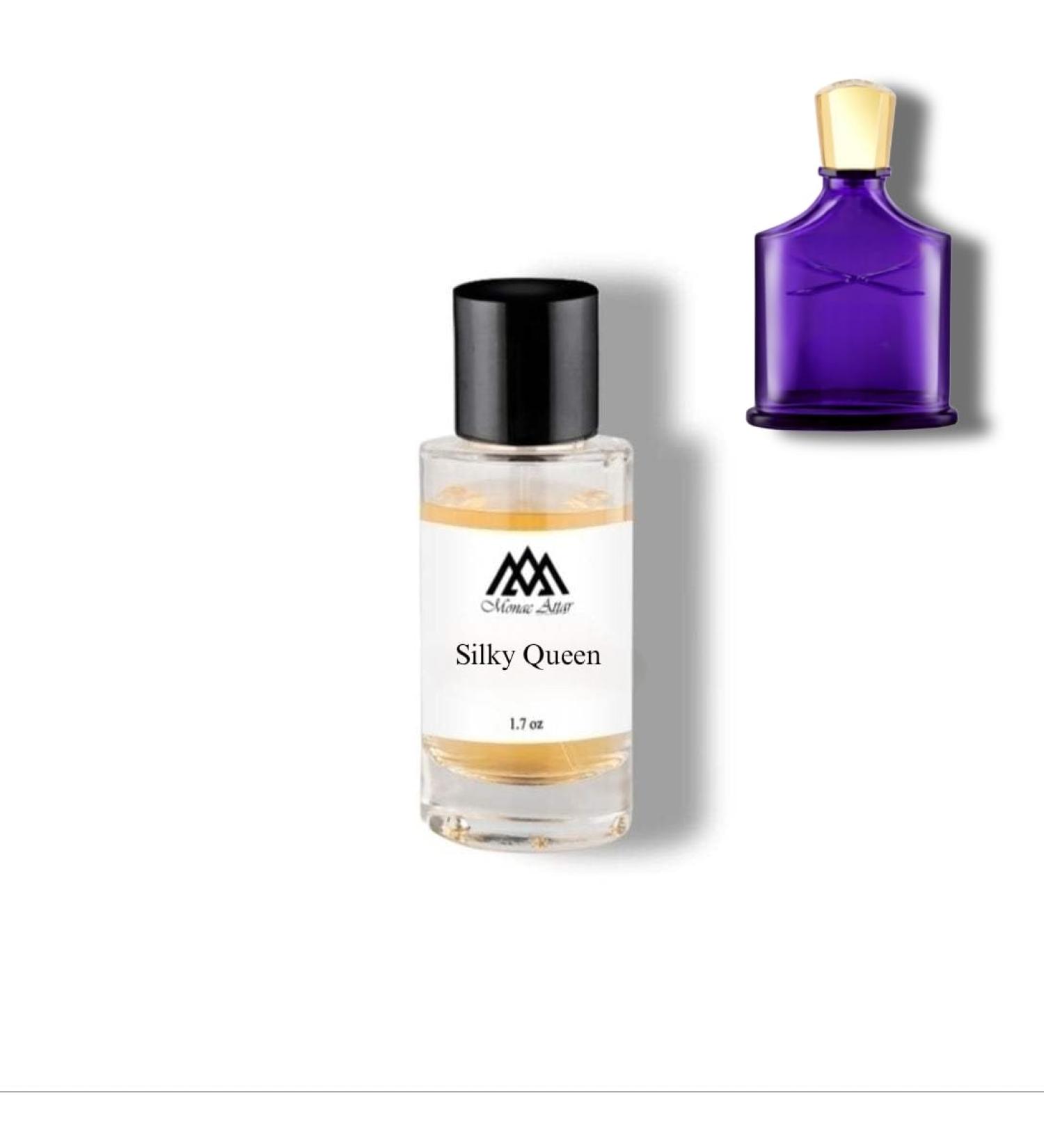 Monac - Creed's Collection - Niche Inspired Perfume - Eau de Parfum - 50 Ml 95%-99.9% similar Long Lasting 8-15 hours (Silky Queen Inspired by Queen of Silk (W)) - Buy Online on GoSupps.com