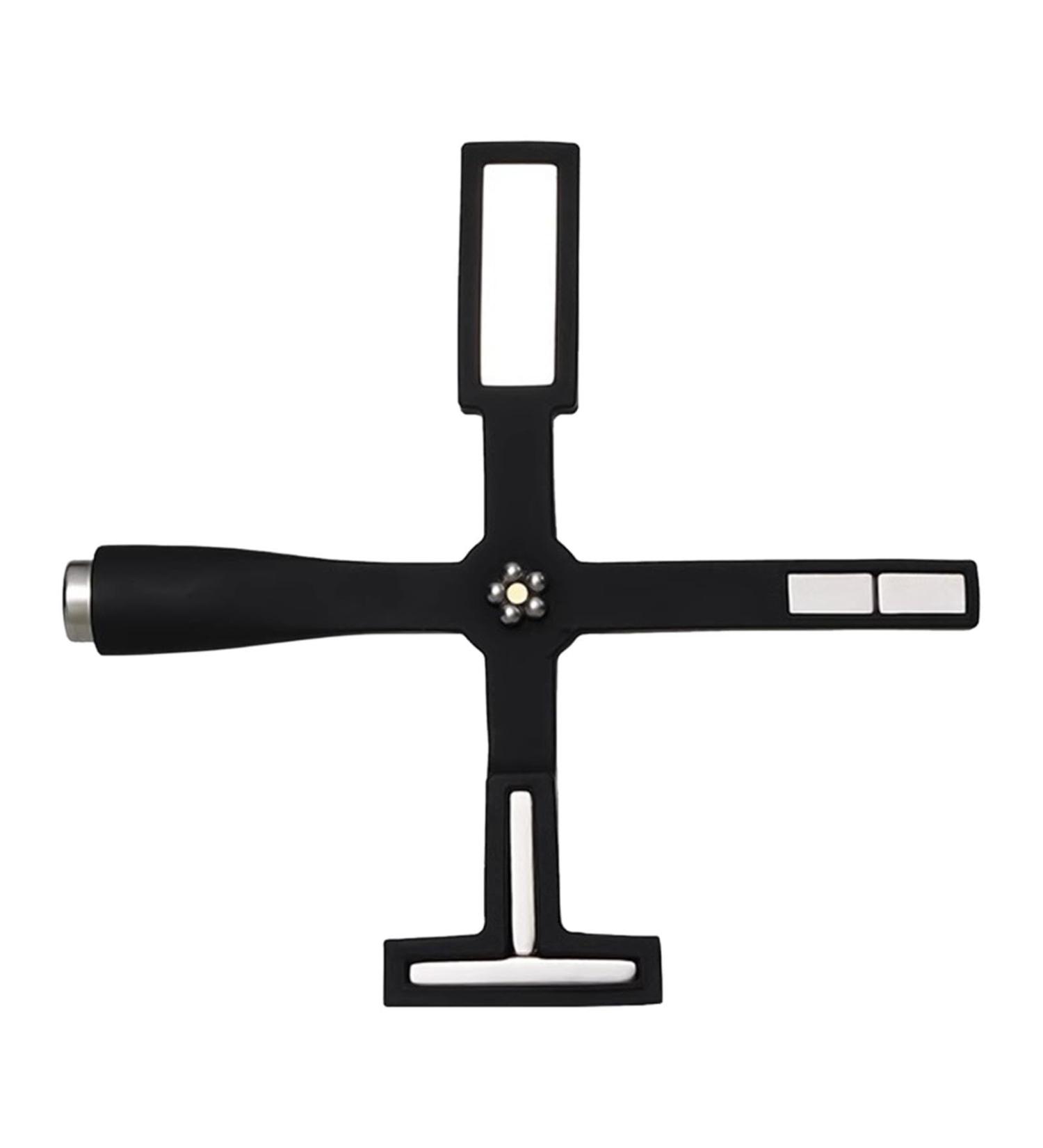1 Nail Salon Magnet - Innovative Women Magnet Duraable Nail Decor Tool | Multifunctional Beginners Nail Polish Women Stick Metal 4.05 * 4.2 Inches Black - Buy Online on GoSupps.com