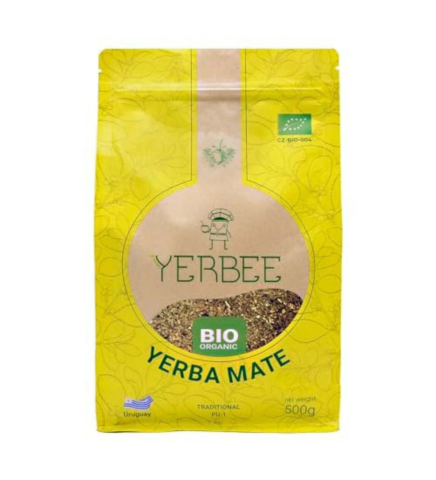 YERBEE Yerba Mate Bio (500 g) Uruguay | Matur S ch l'air Finement moulu | Yerba Mate Bio d'Uruguay de premi re qualit au go t puissant et l'ar me riche - Buy Online on GoSupps.com