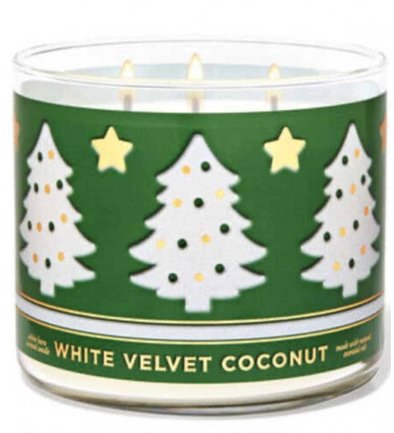 White Velvet Coconut 3 Wick Candle 14.5 oz / 411 g