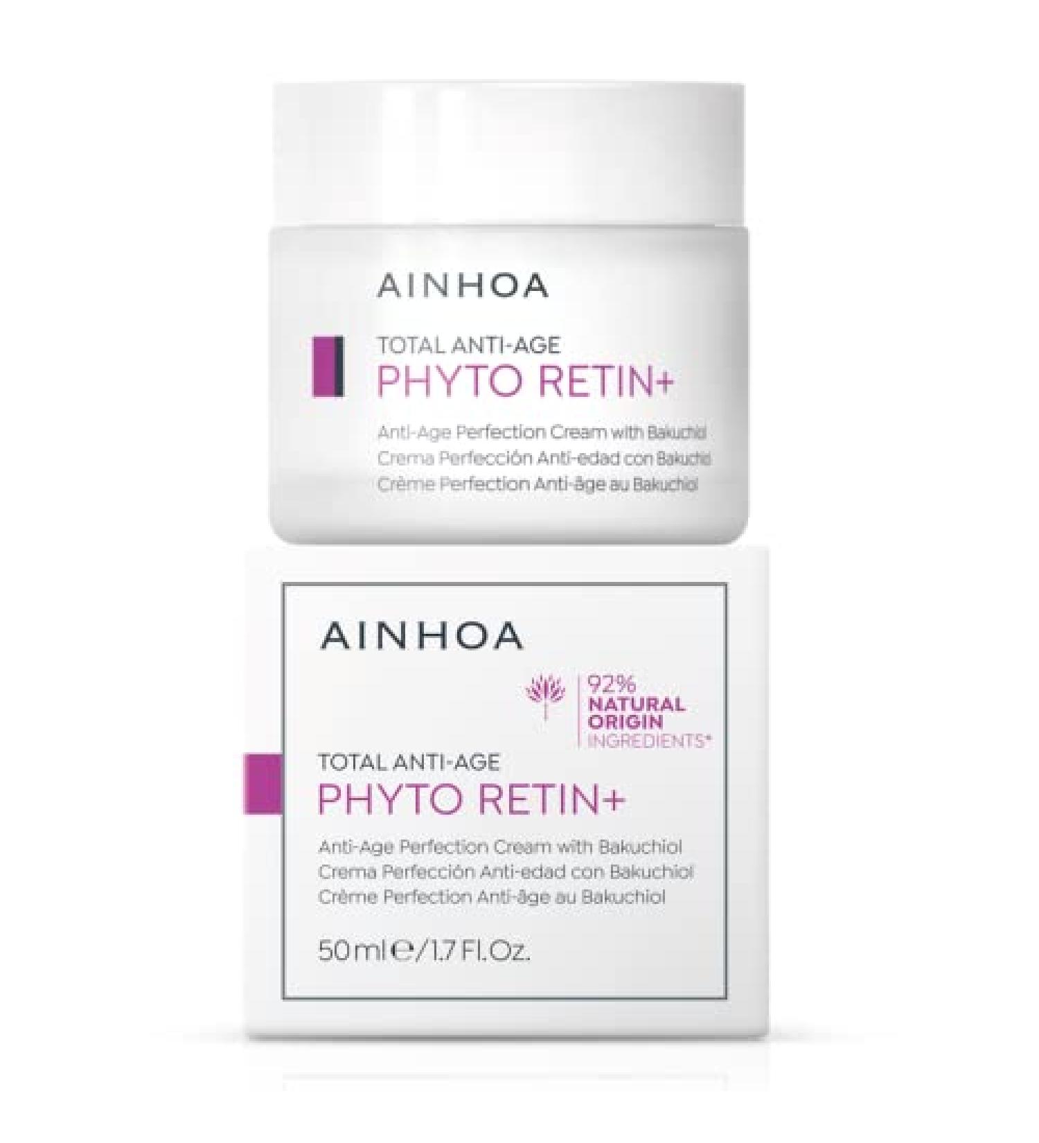 AINHOA AINHOA Cosmetics PHYTO RETIN+ Perfection Anti-Ageing Cream with Bakuchiol (Vegetable Alternative to Retinol Natural and Vegan) 50 ml
