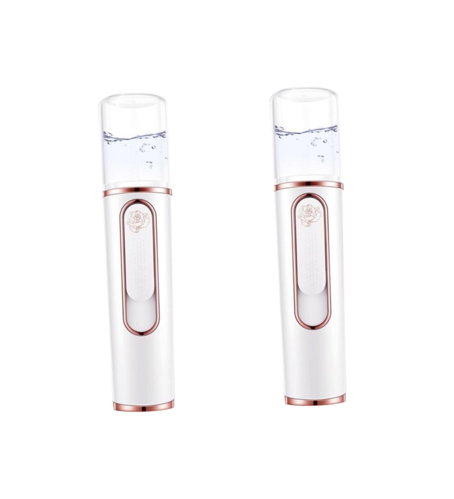 FOYTOKI 2pcs Nano Mist Cooler Nano Facial Mister Facial Water Sprayer Portable Humidifiers Skin Care White - Buy Online on GoSupps.com