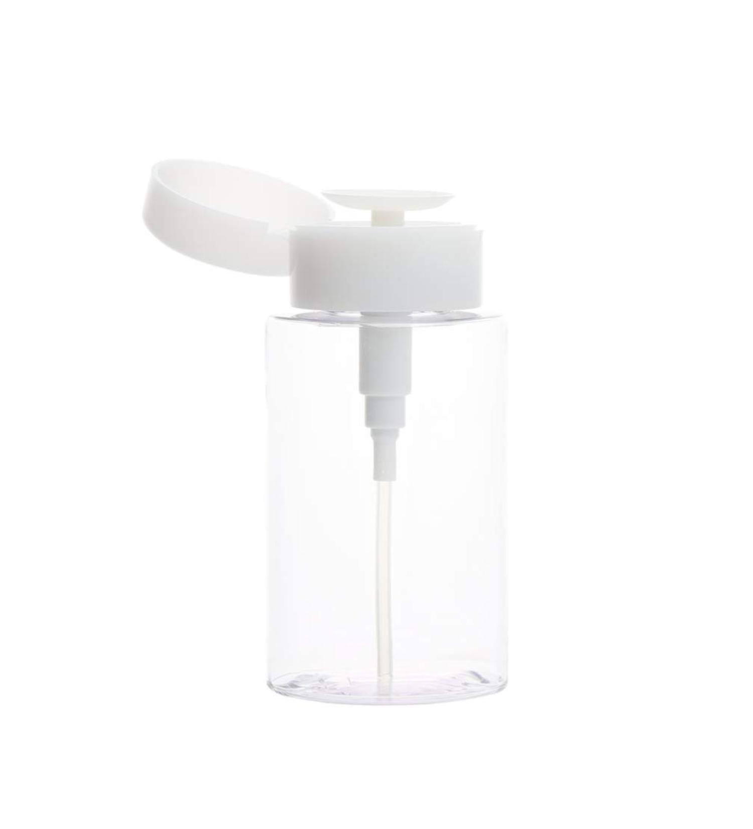 SUPVOX 300ml Makeup Remover Pump Bottle Empty Lockable Pump Dispenser Cosmetic Press Bottle for Outdoor Trip Travel - Buy Online on GoSupps.com