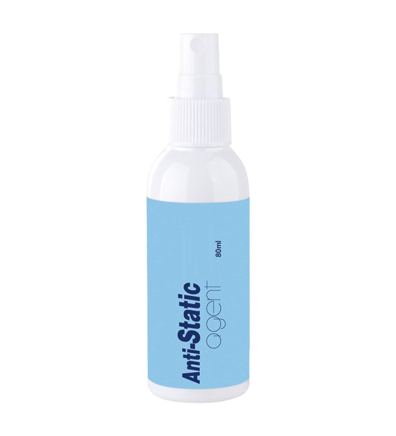 Anti Static Spray for Clothes Natural Travel Size Fold Remover Softener Static Cling Remover for Hair Furniture Computer Car Carpet Odorless Long-Lasting Avoid Electrostatic Adsorption 80ML