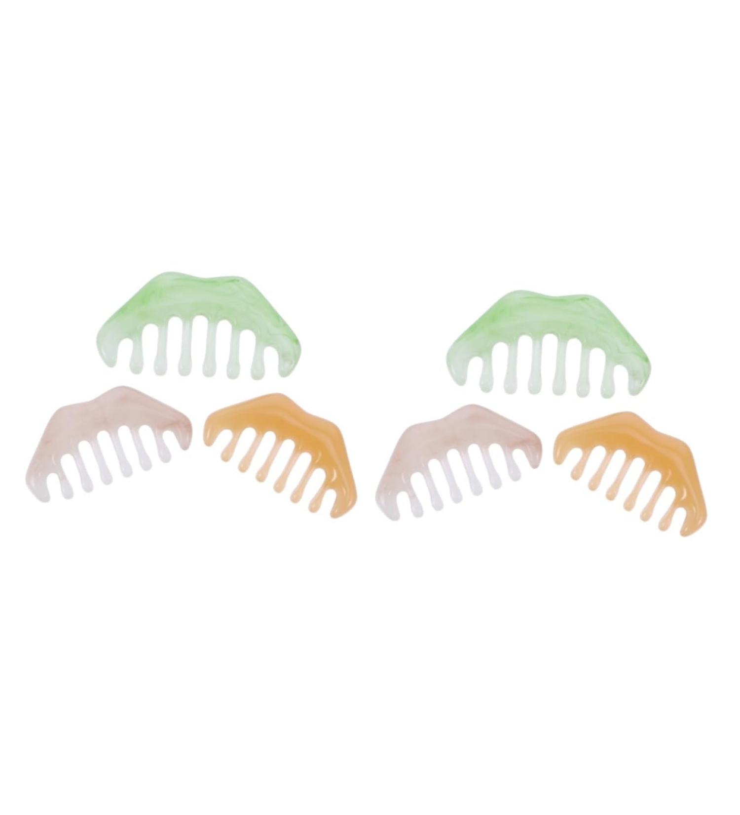 Beavorty 6 STK Massage Comb - Promote Scalp Circulation & Health | Gua Sha Body Massage Device for Men | Chinese Style Hair Comb - Buy Online on GoSupps.com