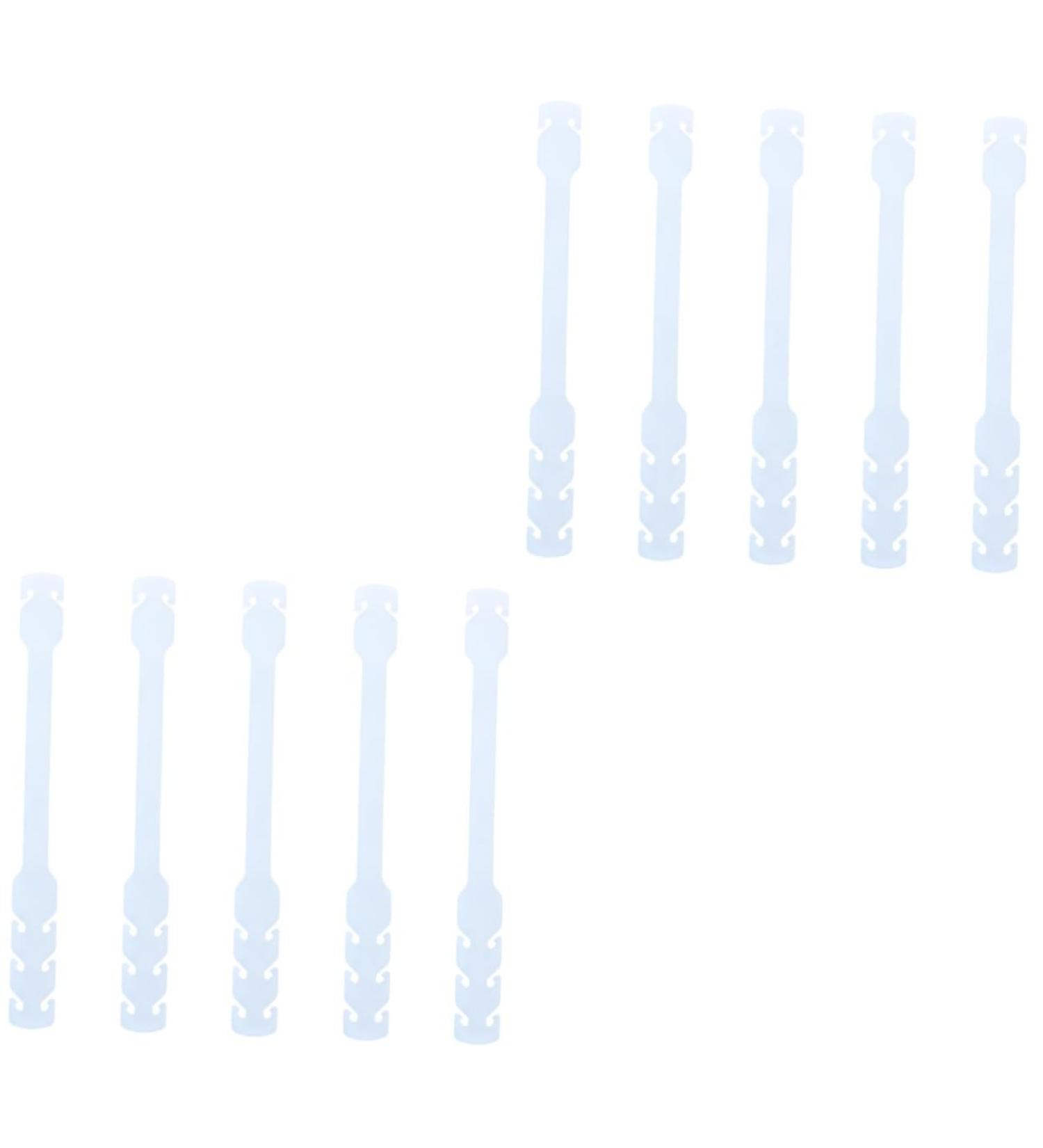 FOMIYES 10 STK Adjustable Mask Strap Buckles | Silicone Ear Protectors & Hook Earrings for Comfort | International Shipping - Buy Online on GoSupps.com