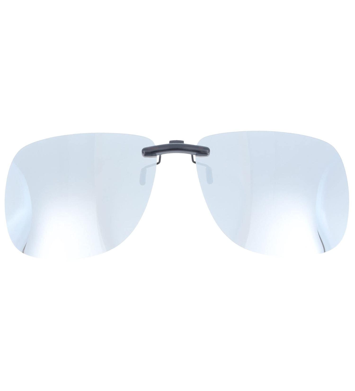 Silver mirrored clip on sun protection clip-on Montana Eyewear C3 - polarized + UV400