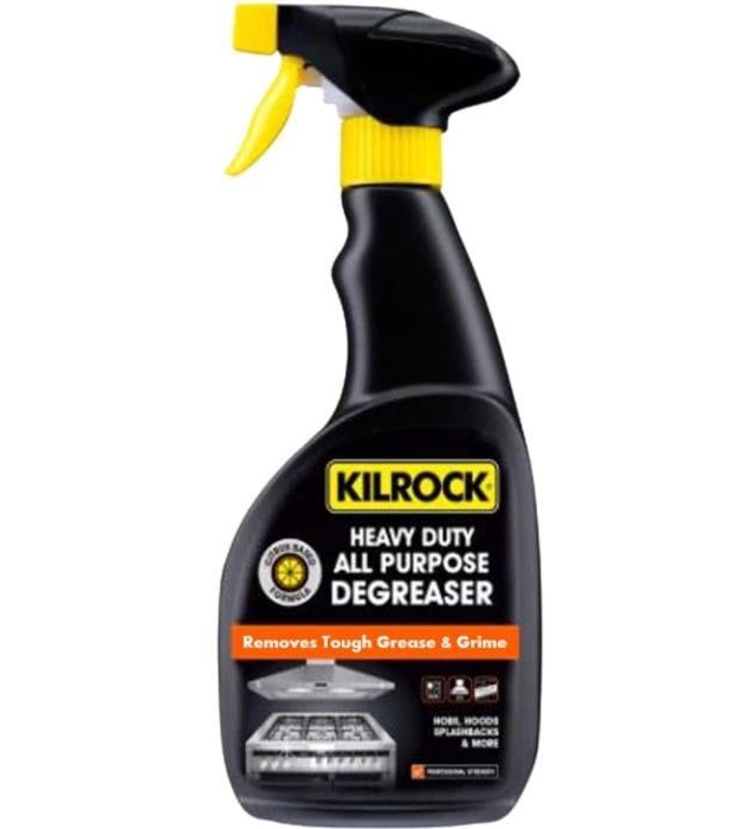 Kilrock Heavy Duty All Purpose Degreaser Spray 500ml Removes Tough Grease Grime (1)
