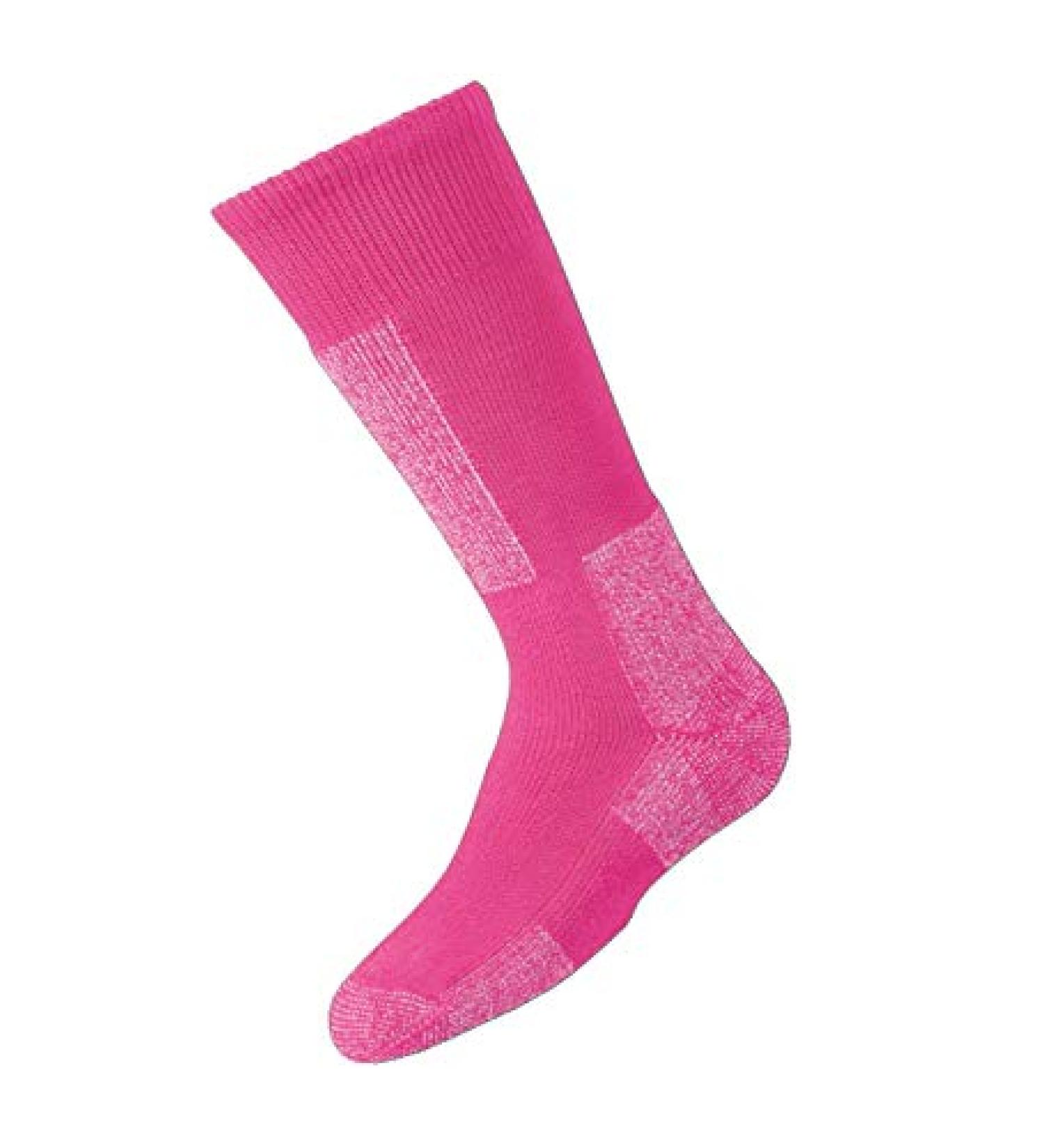 thorlos boys Ks Padded Snow Over the Calf Socks Small Pink