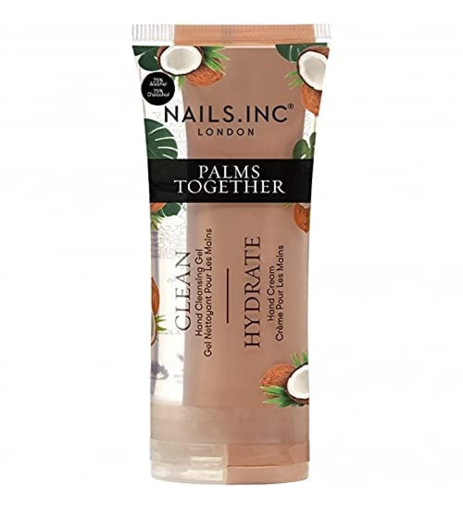 Nails Inc Palms Together 2in1 Cleansing Gel and Hand Cream Duo - Buy Online on GoSupps.com