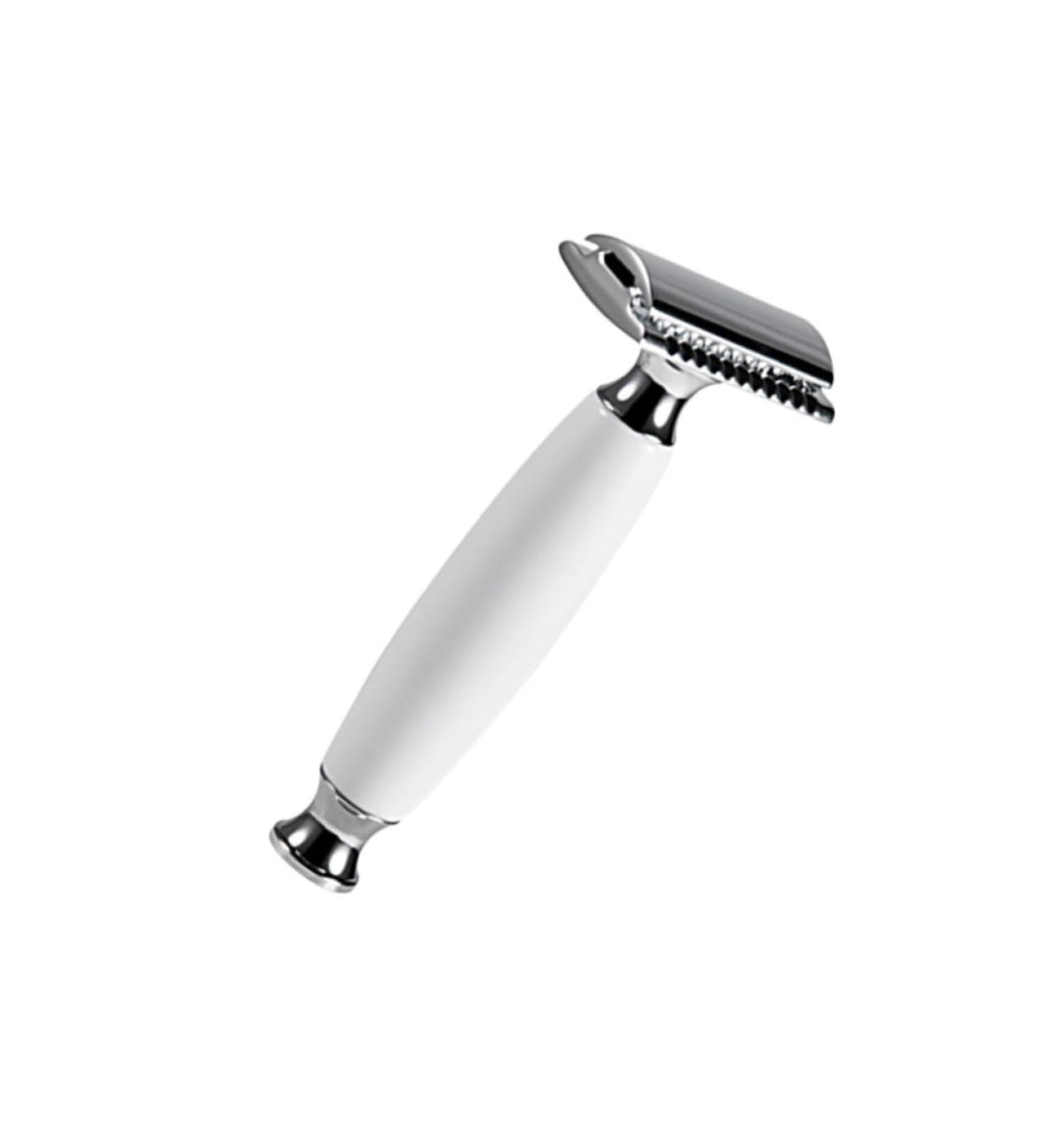 Angoily Stainless Steel Double Safety Razor for Men | Manual Shaving & Facial Grooming - Buy Online on GoSupps.com