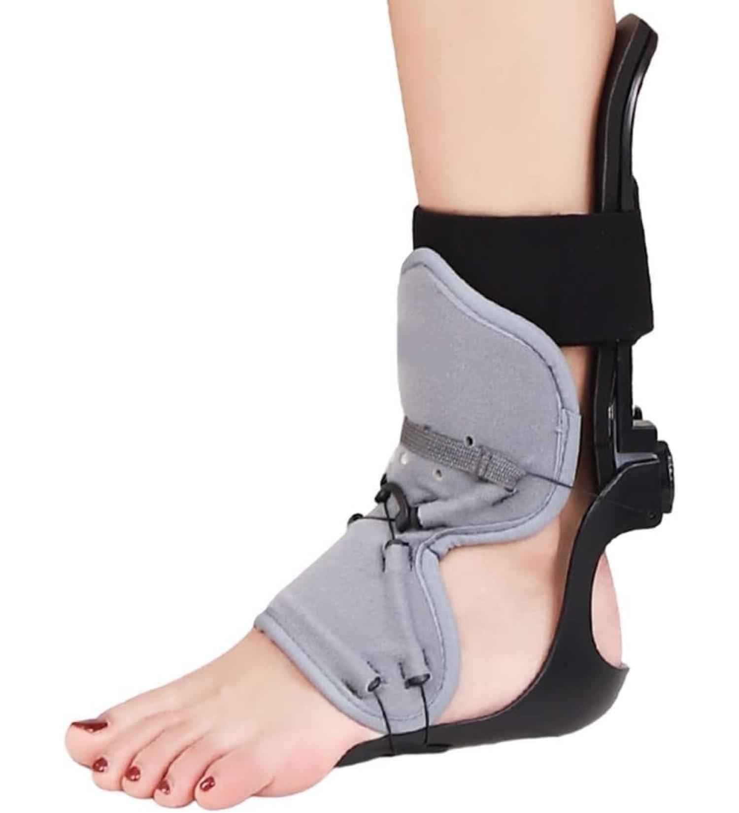 Foot Drop Orthosis & Plantar Fasciitis Splint - Adjustable Ankle Brace for Effective Arch Pain Relief - Breathable & Perforated - Left Small Size - Buy Online on GoSupps.com