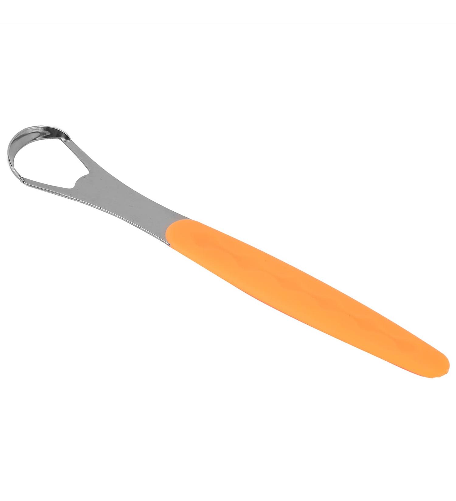 Buy Stainless Steel Tongue Scraper 2 Pack | Best Oral Care Cleaning Tool for Fresh Breath - Buy Online on GoSupps.com