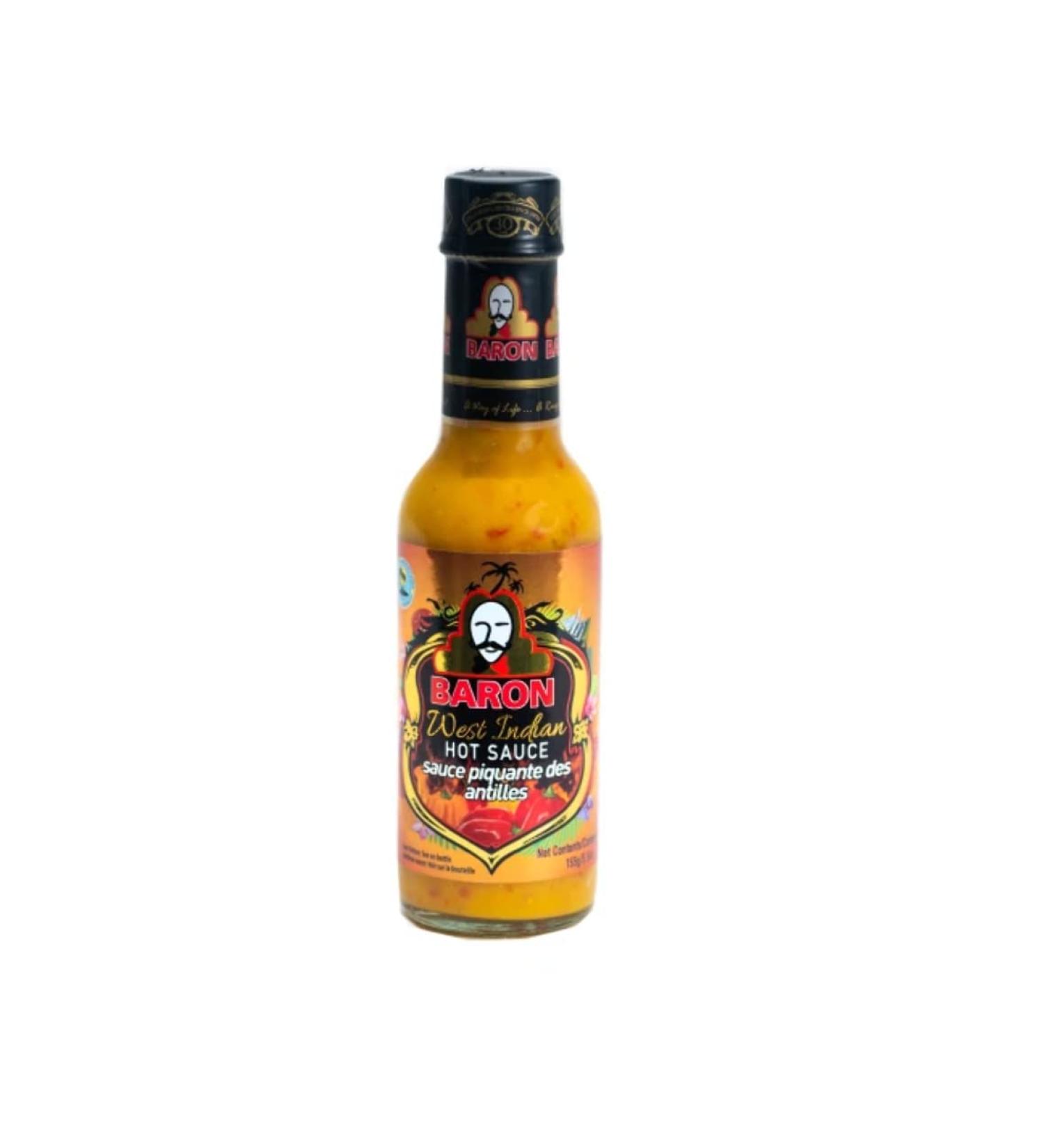 My Africa Caribbean Baron West Indian Hot Sauce 155g Box of 6