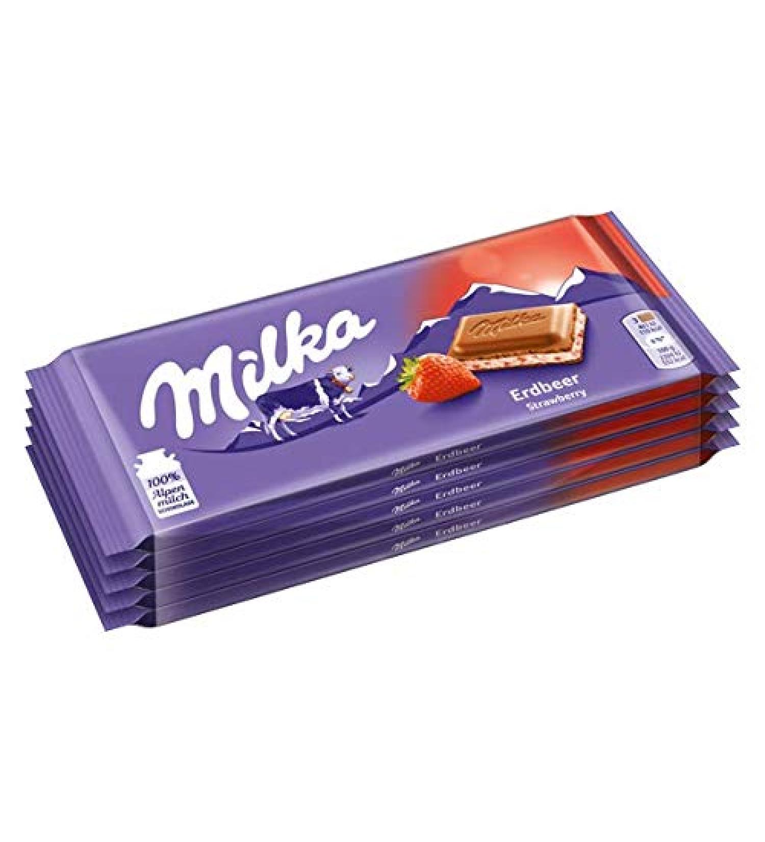 Milka Erdbeer 4Pack (4 x 500 g) 4 pieces (1Pack)