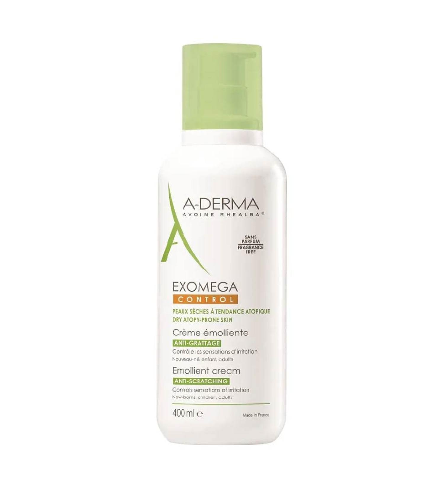 Aderma Exomega Emollient Cream 400ml - 13.53 Fl Oz | Hydrating Skin Care (1 Pack) - Buy Online on GoSupps.com
