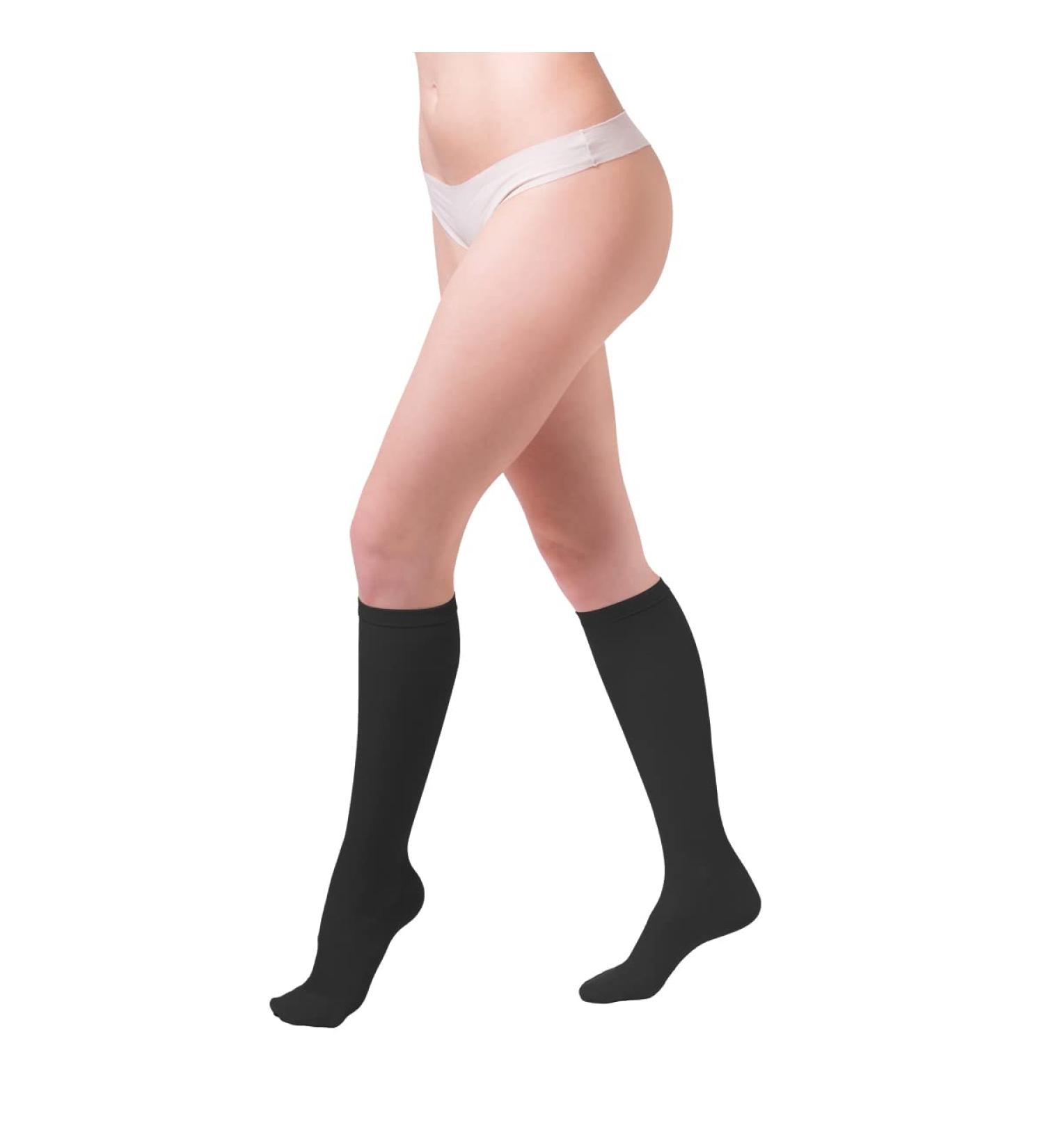 Sanagens Gambaletti compression stocking 70 DEN BLACK 12/15 mmHg Size 1