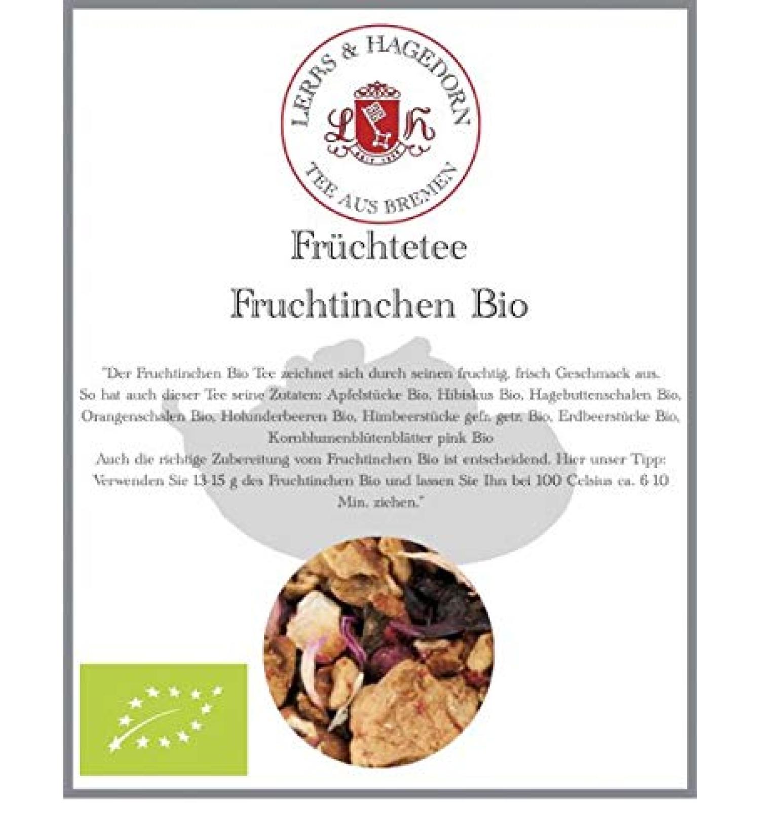  Lerbs & Hagedorn Organic fruit infusion 1 kg - Buy Online on GoSupps.com