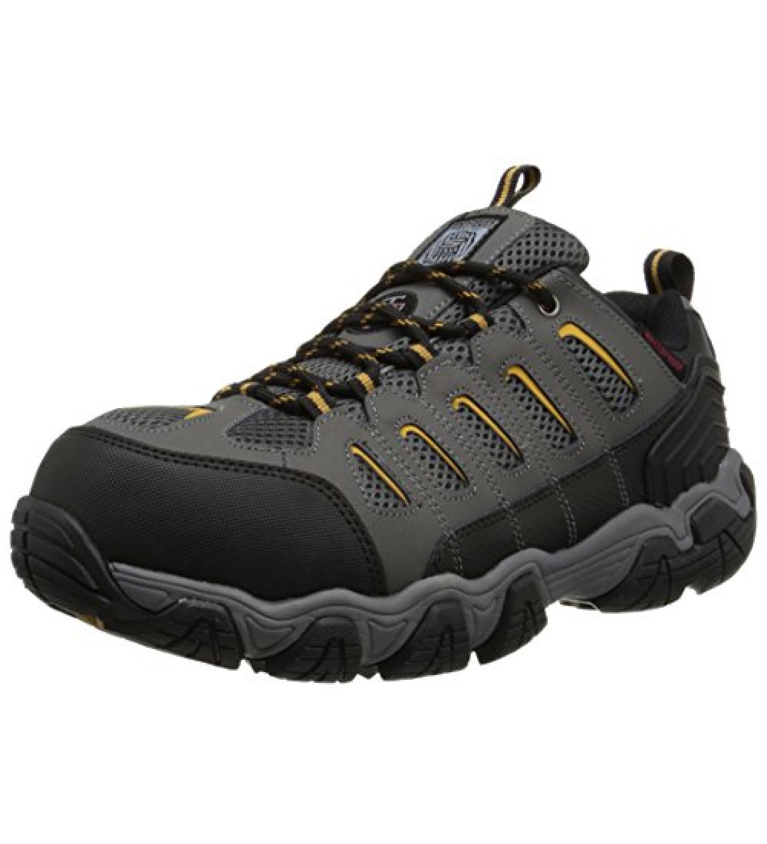 Skechers Men's Blais Steel-Toe Hiking Shoe 13 Dark Gray - Workwear Footwear - Buy Online on GoSupps.com