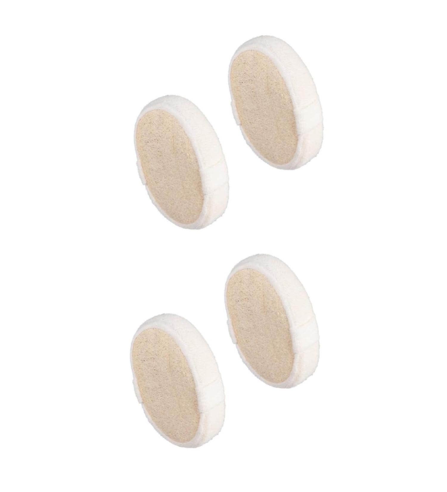 FOMIYES 4 Pcs Natural Bath Loofah Set | Exfoliating Shower Sponge | Ideal for Spa Experience - International Shipping Available - Buy Online on GoSupps.com