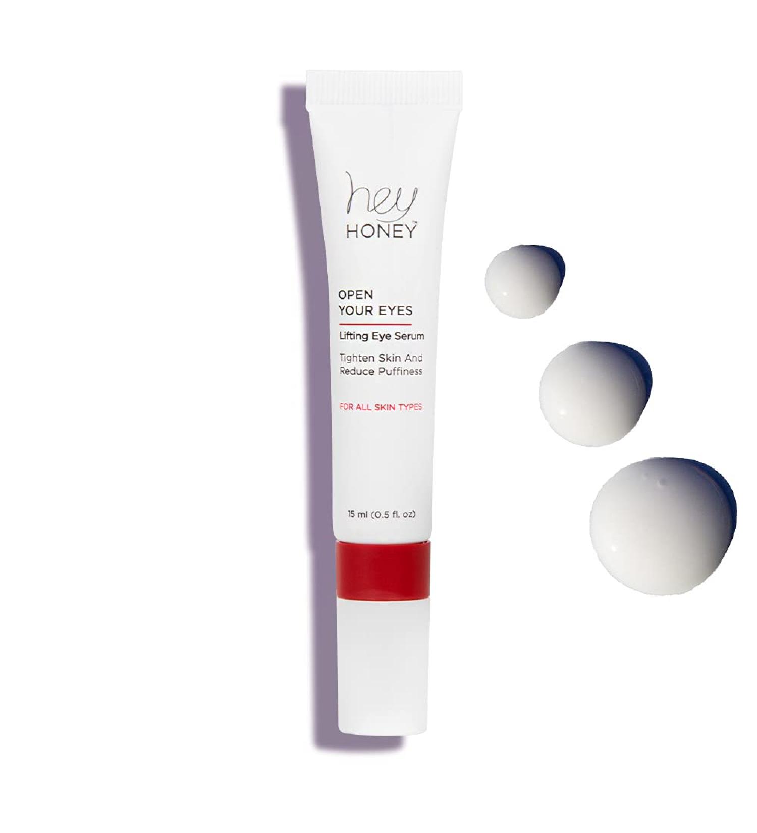 Hey Honey Open Your Eyes Lifting Eye Serum - Dark Circles & Puffiness Treatment - Buy Online on GoSupps.com