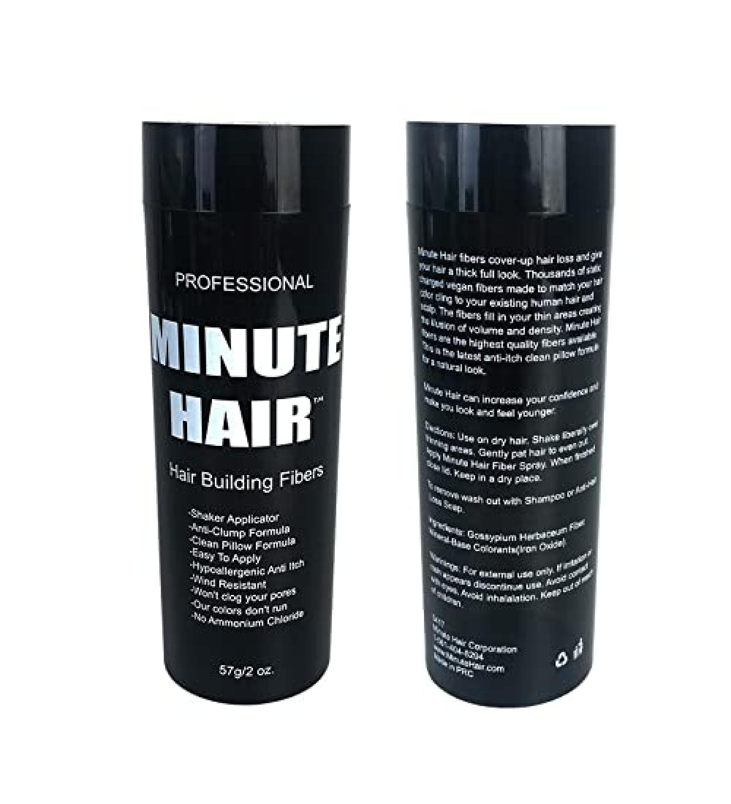 Biggie Sized 57g Dark Brown Hair Building Fibers Bottle - Refillable, High Grade Minute Fibers - Choose Your Color - Buy Online on GoSupps.com