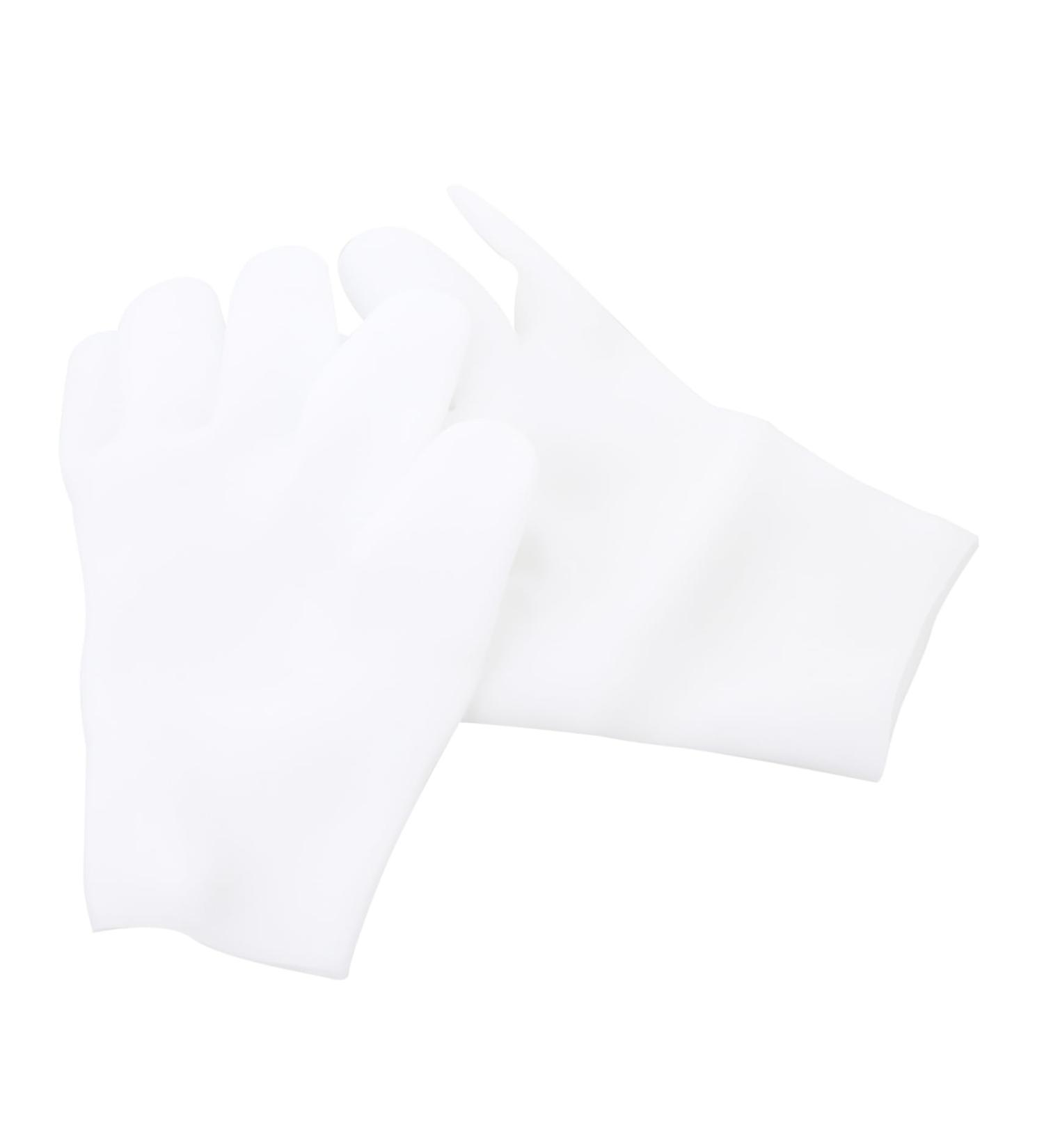 POPETPOP 1 Pair Moisturizing Gloves Cracked Hand Gloves Anti- Wrinkle Gloves Hand Softening Gloves Moisturizing Finger Gloves Black Cotton Gloves Women at Night White Cosmetic Sebs Miss - Buy Online on GoSupps.com