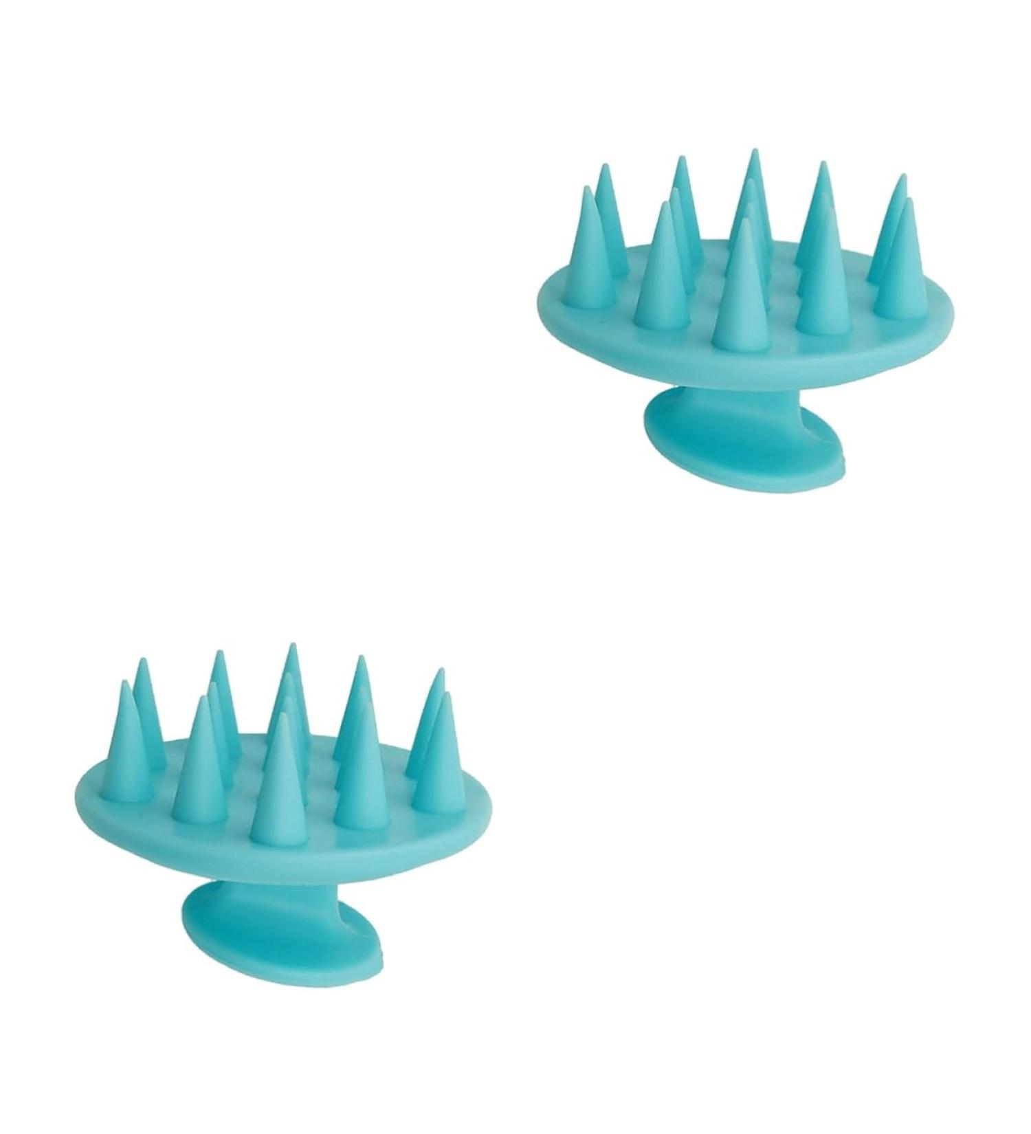 MAGICLULU 2 Pcs Hair Brush Set - Soft Rubber Shampoo Brush & Bath Comb for Gentle Hair Care - International Shipping Available - Buy Online on GoSupps.com