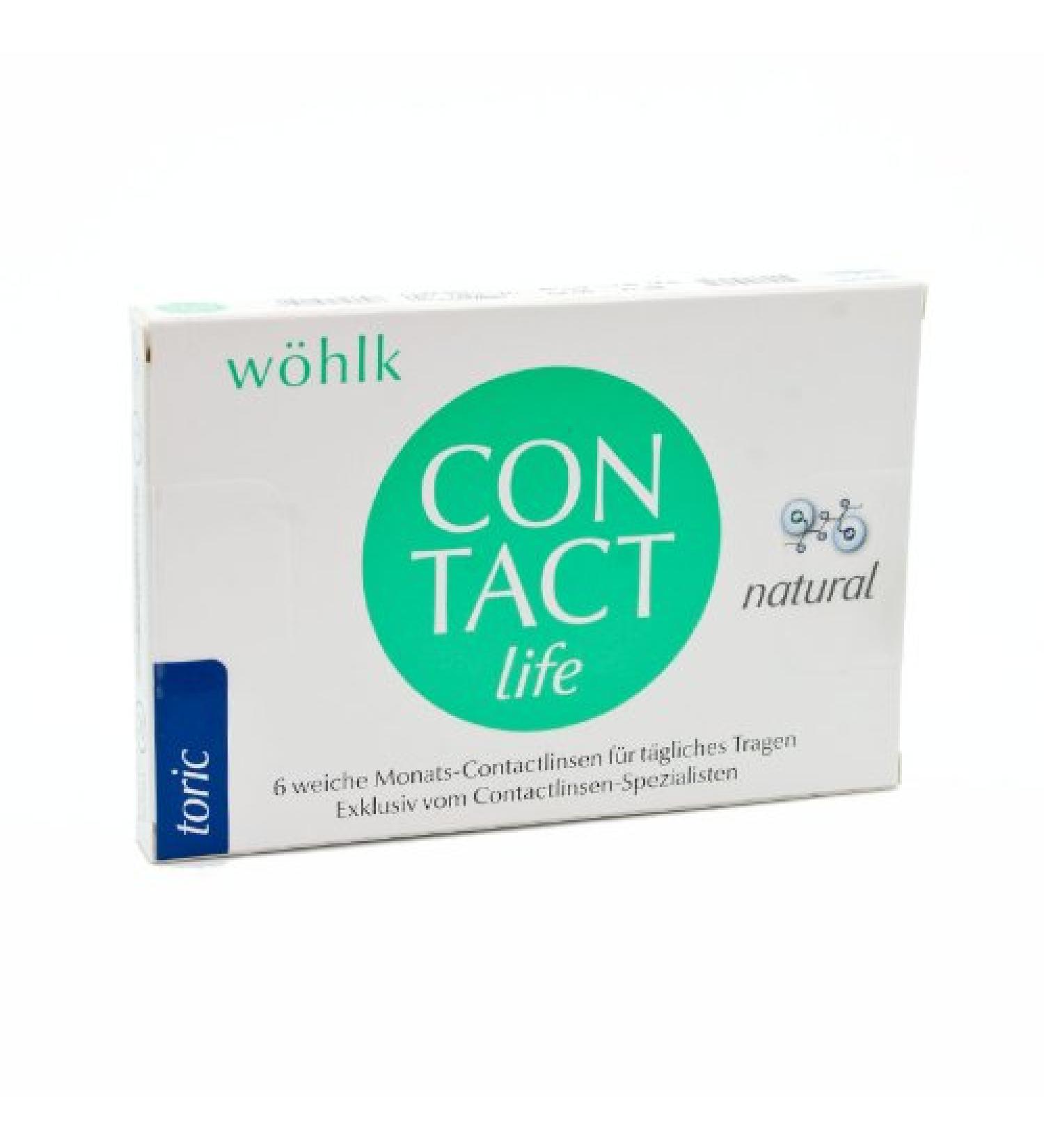 W hlk Kontaktlinsen Contact Life Toric - 6er Box (+1 -1 75x150)