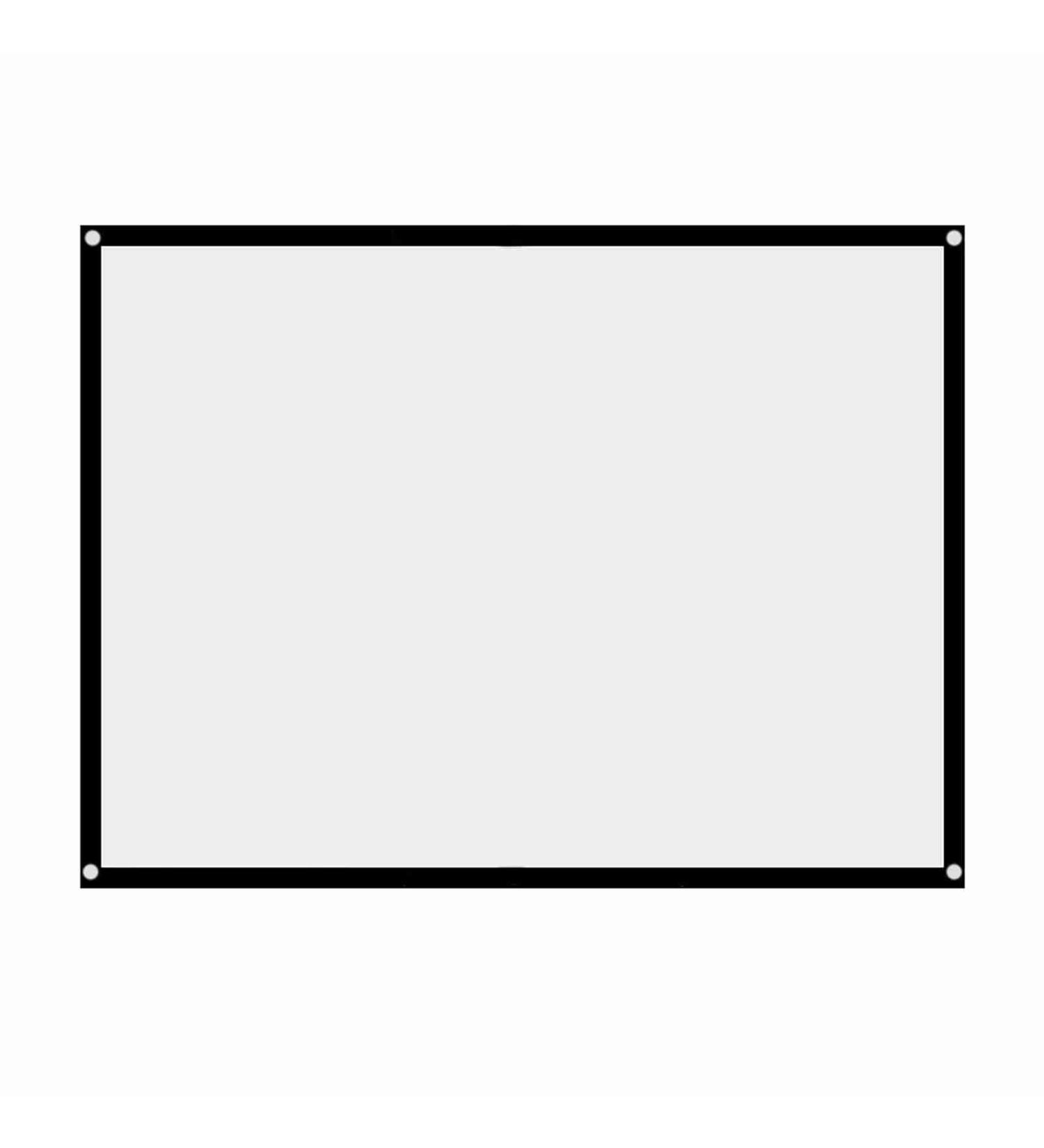 Buy Akozon 60-Inch Portable Projector Canvas - Foldable Movie Screen for Outdoor Cinema & Home Use - Buy Online on GoSupps.com