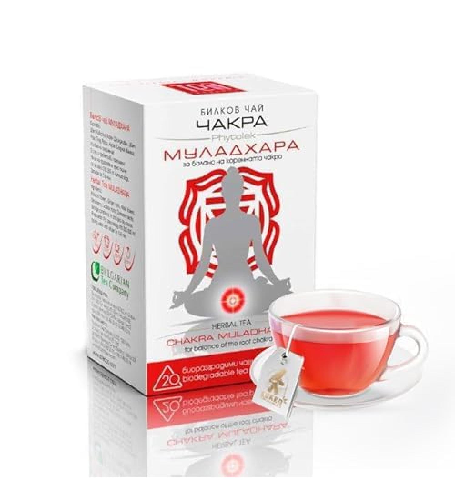 KUKER - Root Chakra Muladhara 20 Herbal Tea Bags for Balance - Hibiscus Tea Nettle Tea Fennel Tea Rose Ginger and Liquorice Tea Bags Blend Cinnamon Barks Cinnamon Tea Tea Herbal 30g - Buy Online on GoSupps.com