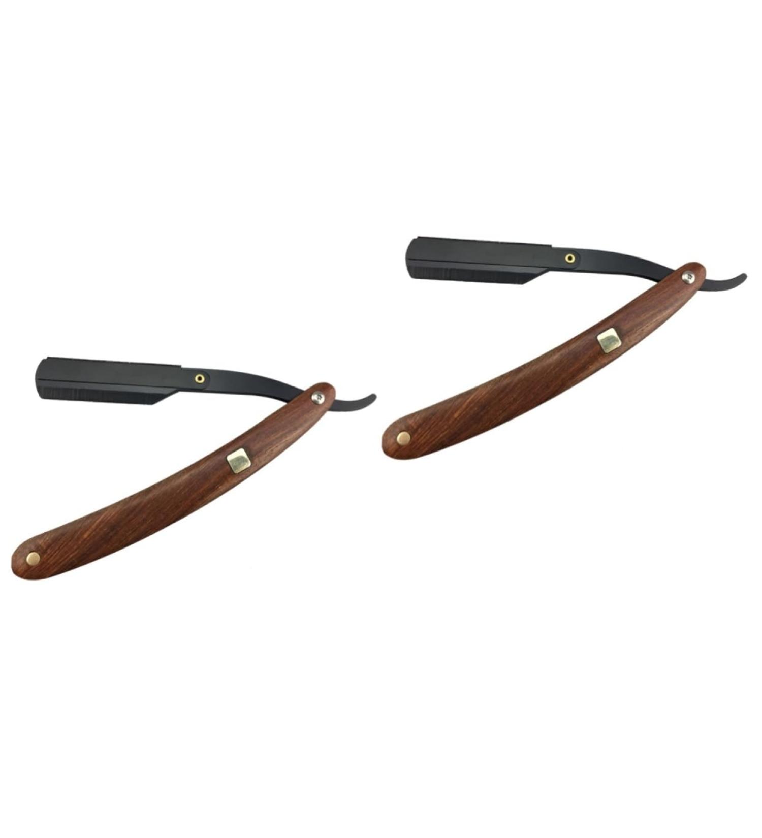 Angoily 4-Piece Metal Razor Set | Safe Manual Shaver for Men | Eco-Friendly Bamboo Design - Buy Online on GoSupps.com