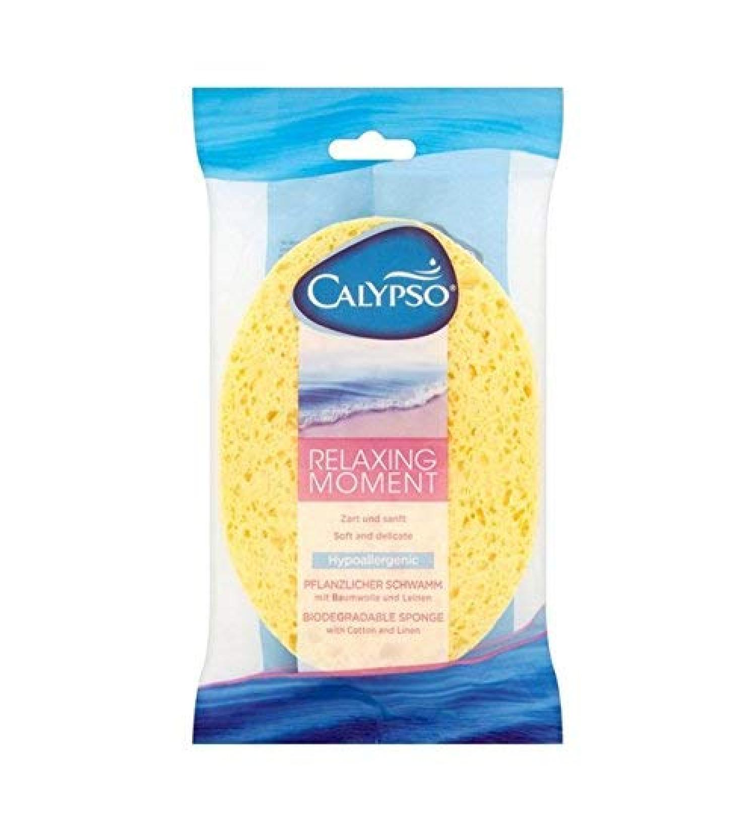 Calypso Natural Relaxing Moment Bath Sponge - Eco-Friendly Bath Essential for Stress Relief - Buy Online on GoSupps.com