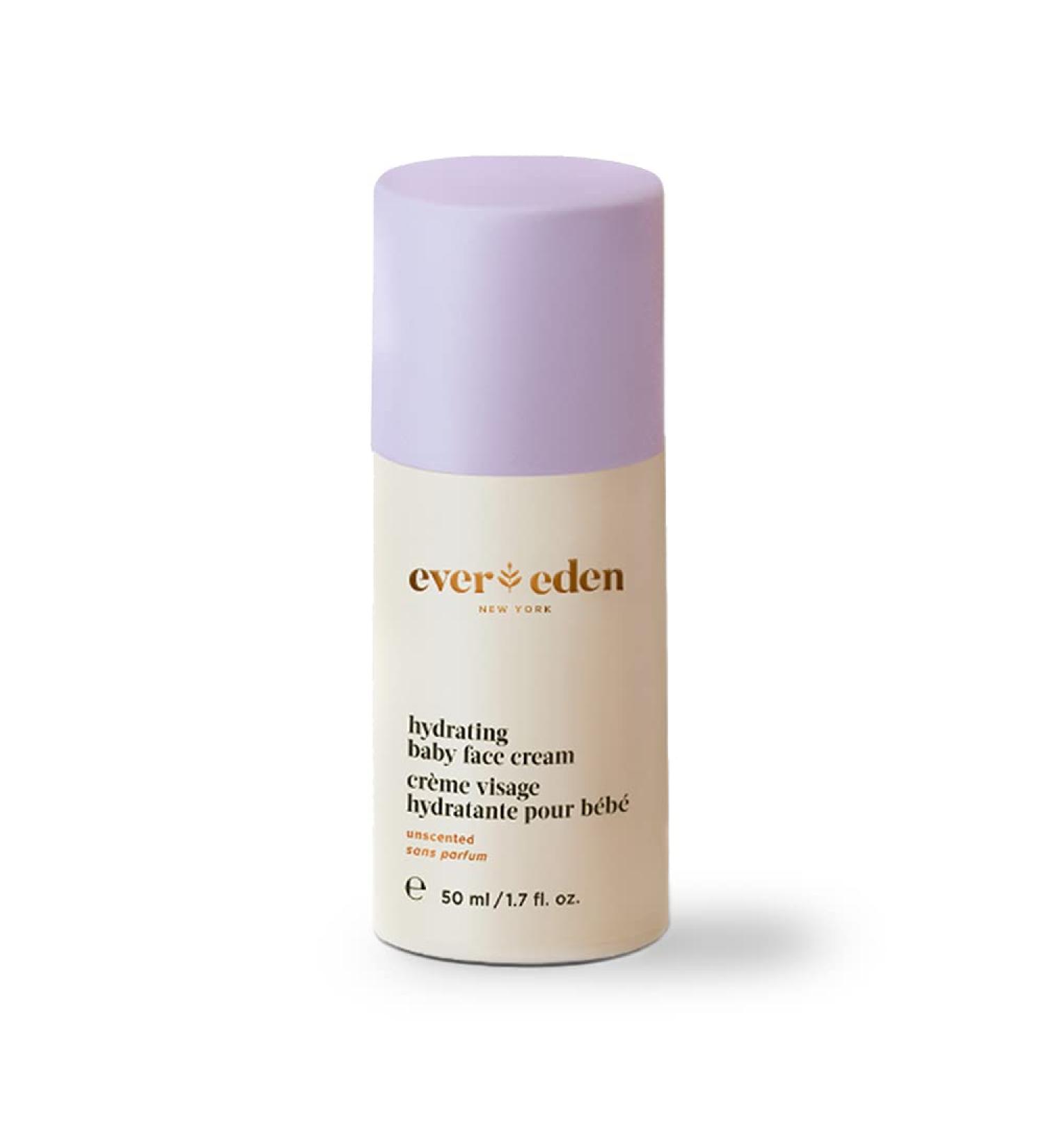 Evereden Hydrating Baby Face Cream 1.7 oz - Non-Toxic Fragrance Free & Clean Baby Care - Buy Online on GoSupps.com