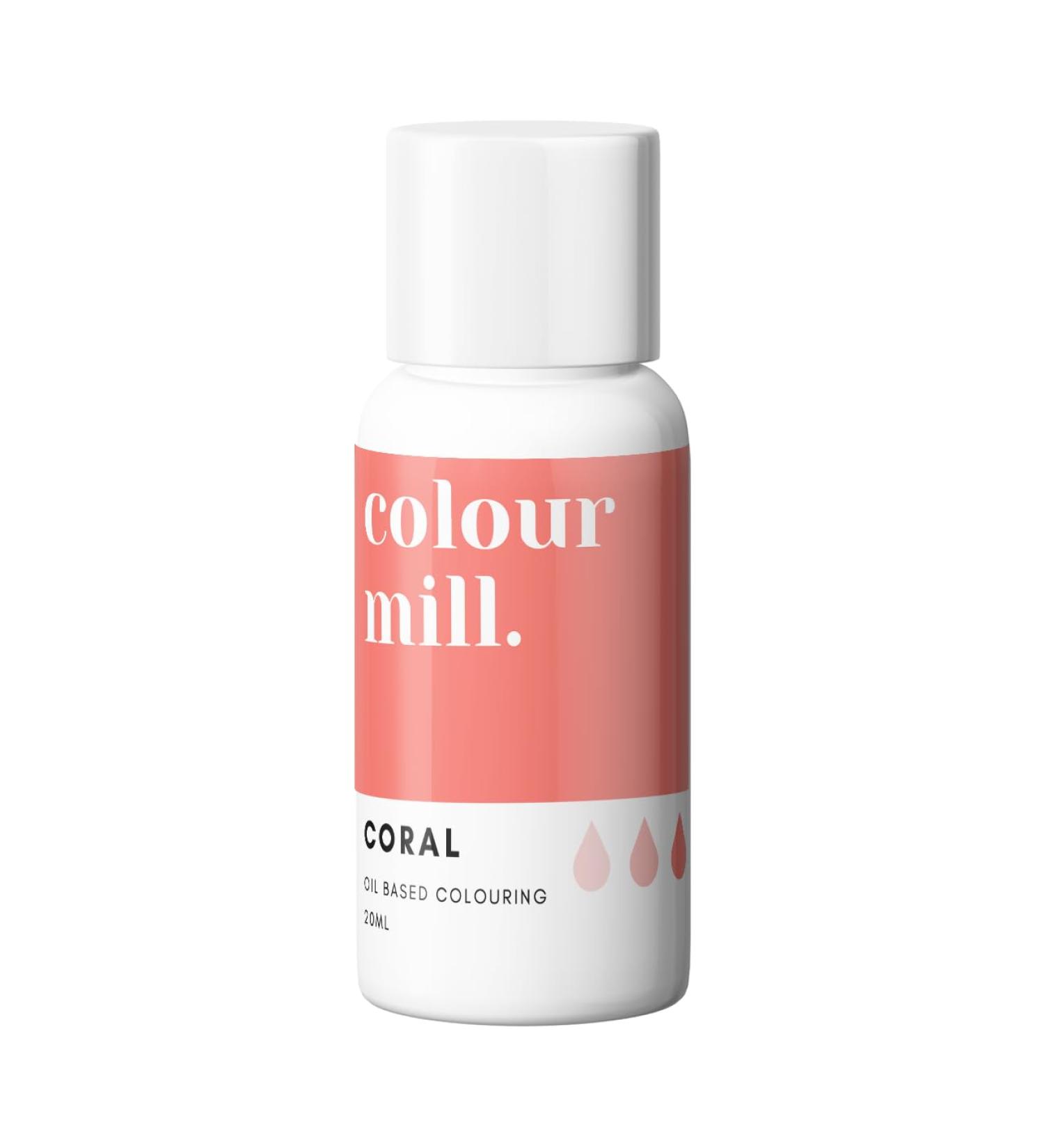 Colour Mill Oil Based Food Colouring - Coral 20ml