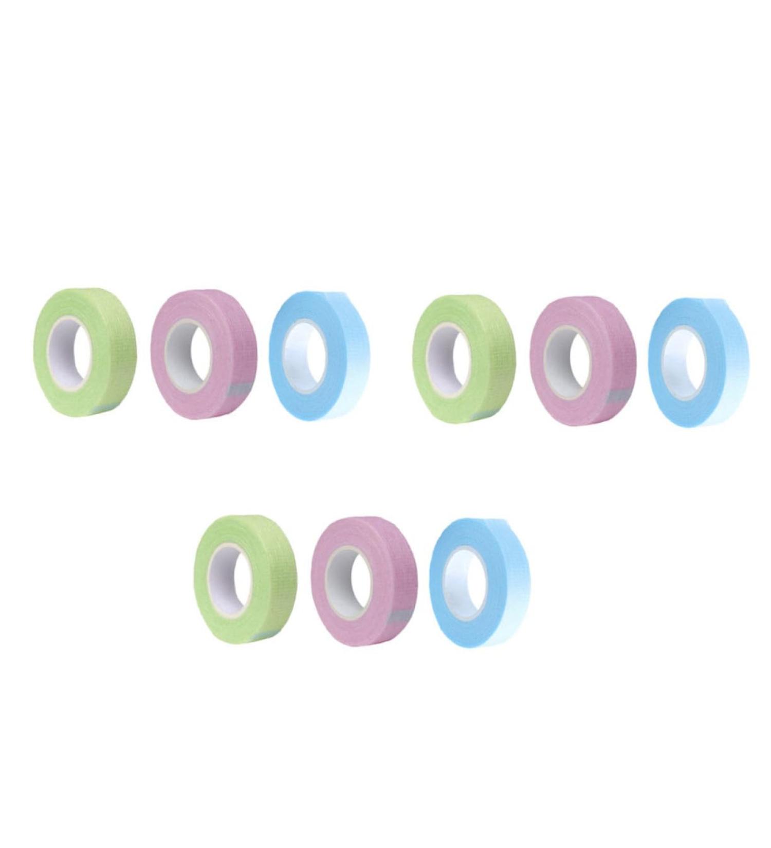 Buy Minkissy 12 Rolls Eyelash Tape - Foam Grip Adhesive Breathable Non-Woven Eye Patch for Girls Accessories - Buy Online on GoSupps.com