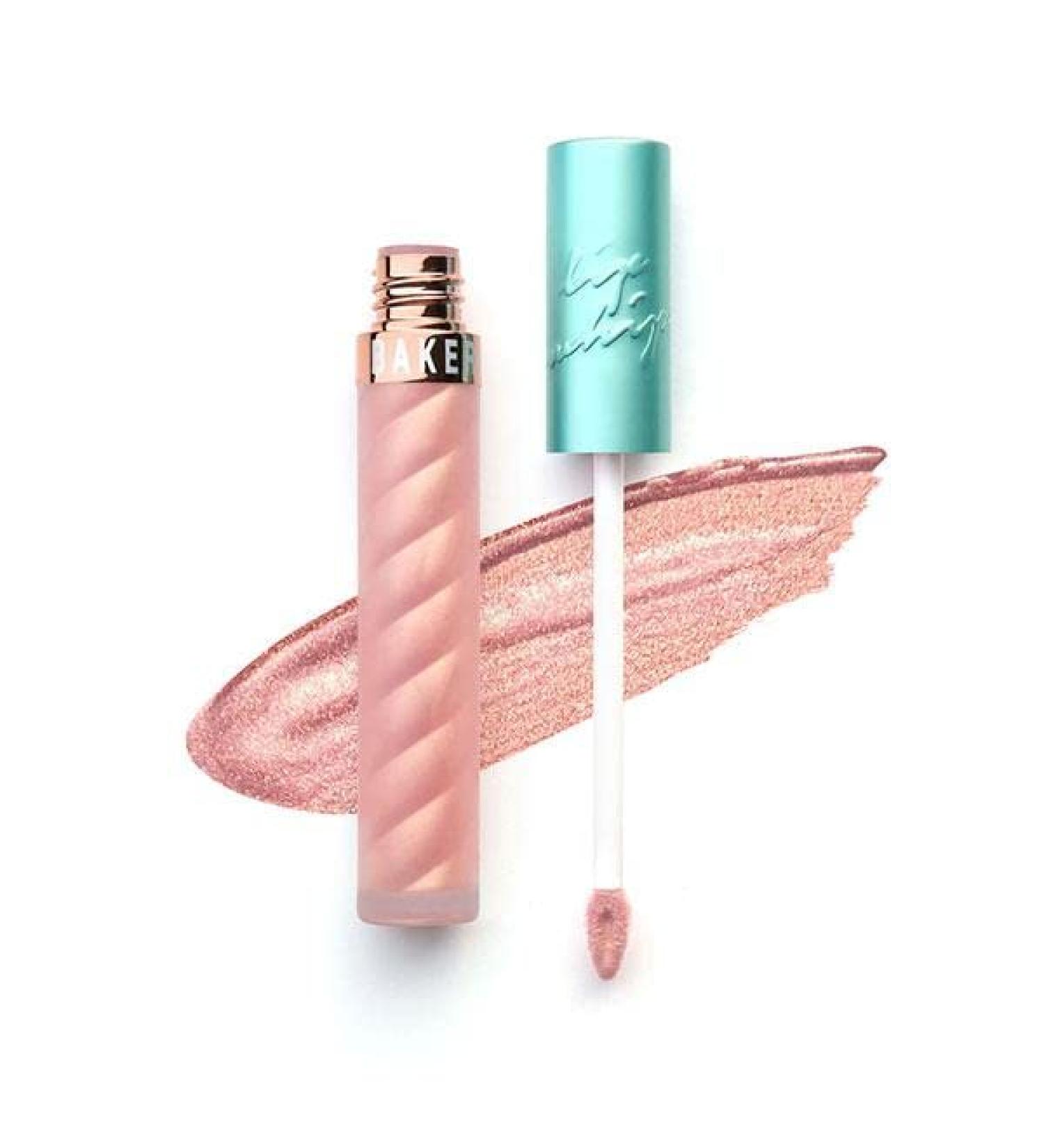 Beauty Bakerie Lip Whip Liquid Metallic Lipstick - Long Lasting & Smudge Proof Ros Pose - 3.5 mL / 1 Fl Oz - Buy Online on GoSupps.com