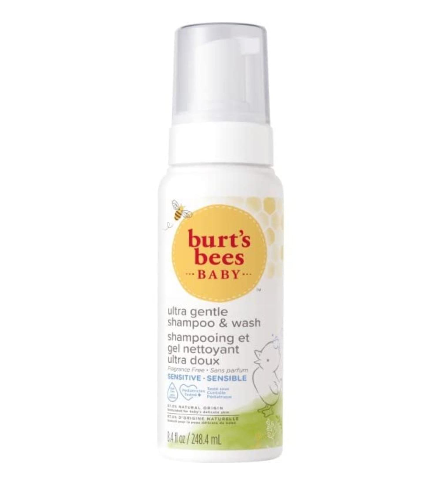 Burt's Bees Baby Shampoo & Body Wash | Ultra-Gentle, Fragrance-Free | 248.4 ml - Buy Online on GoSupps.com